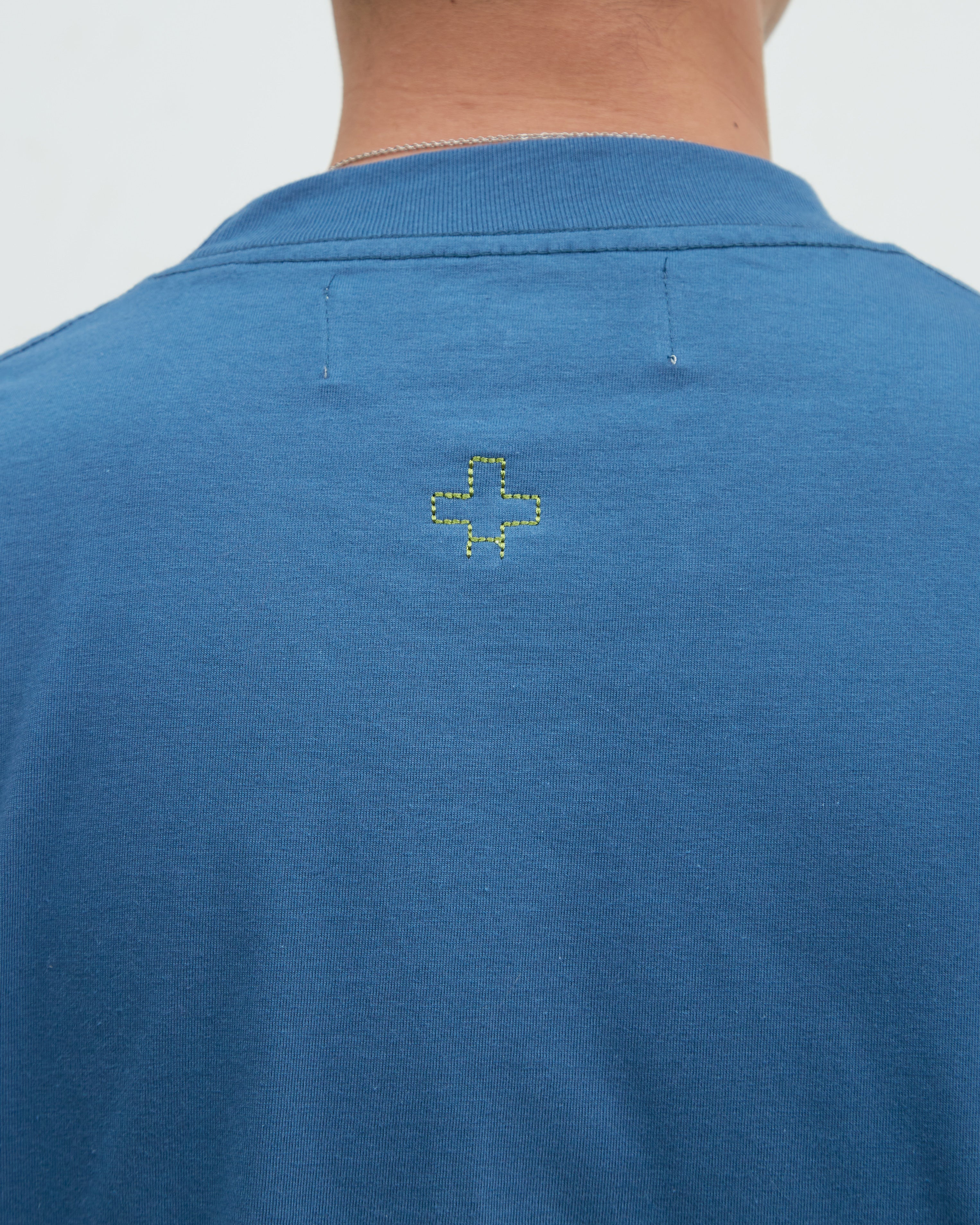 Hotel Basic Logo Embroidery Tee [Blue]