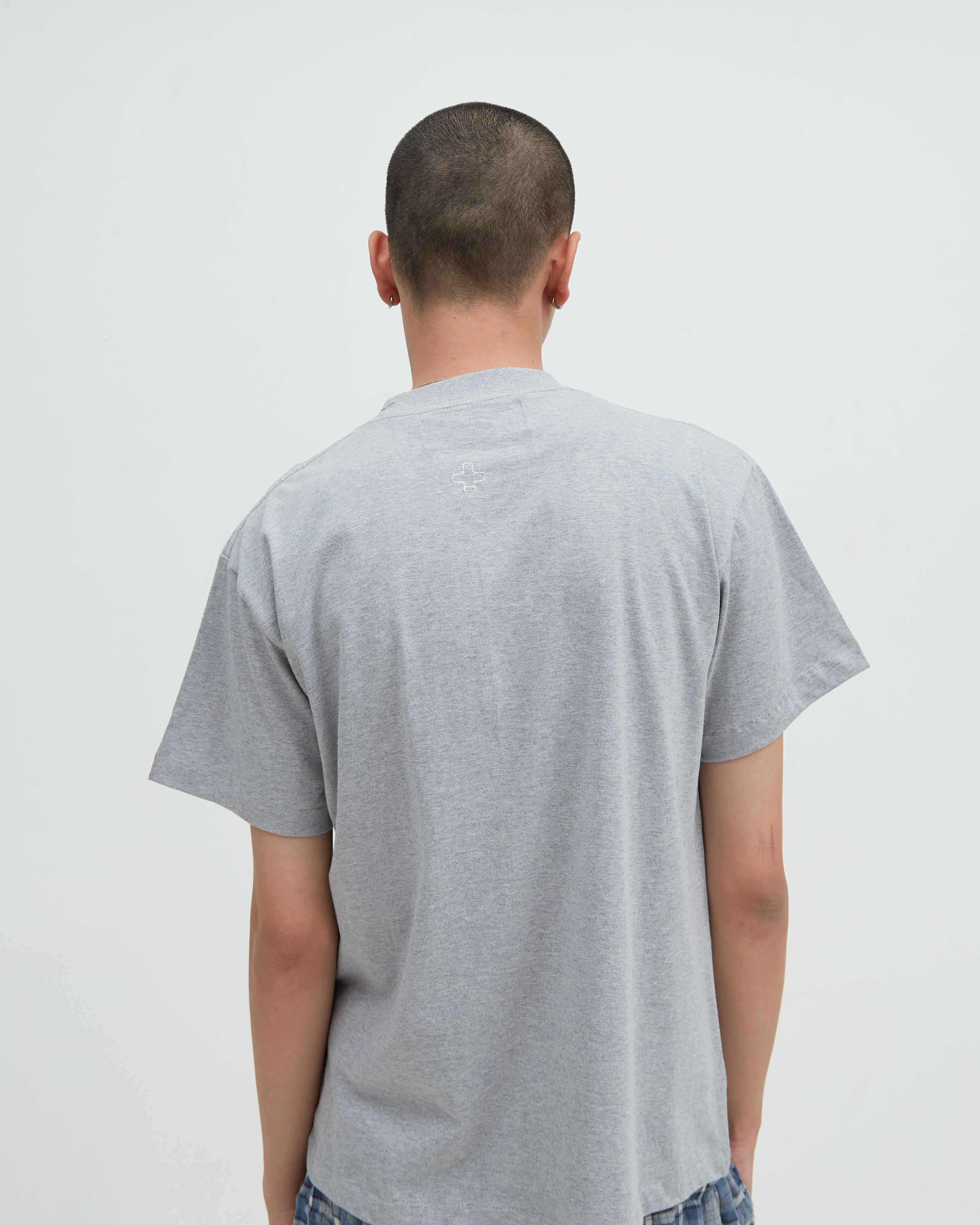 Hotel Basic Logo Embroidery Tee [Misty Gray]