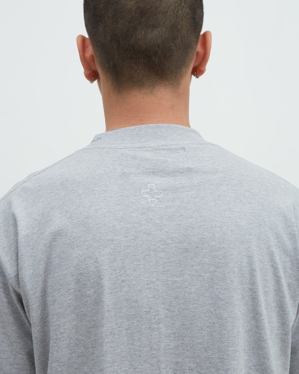 Hotel Basic Logo Embroidery Tee [Misty Gray]