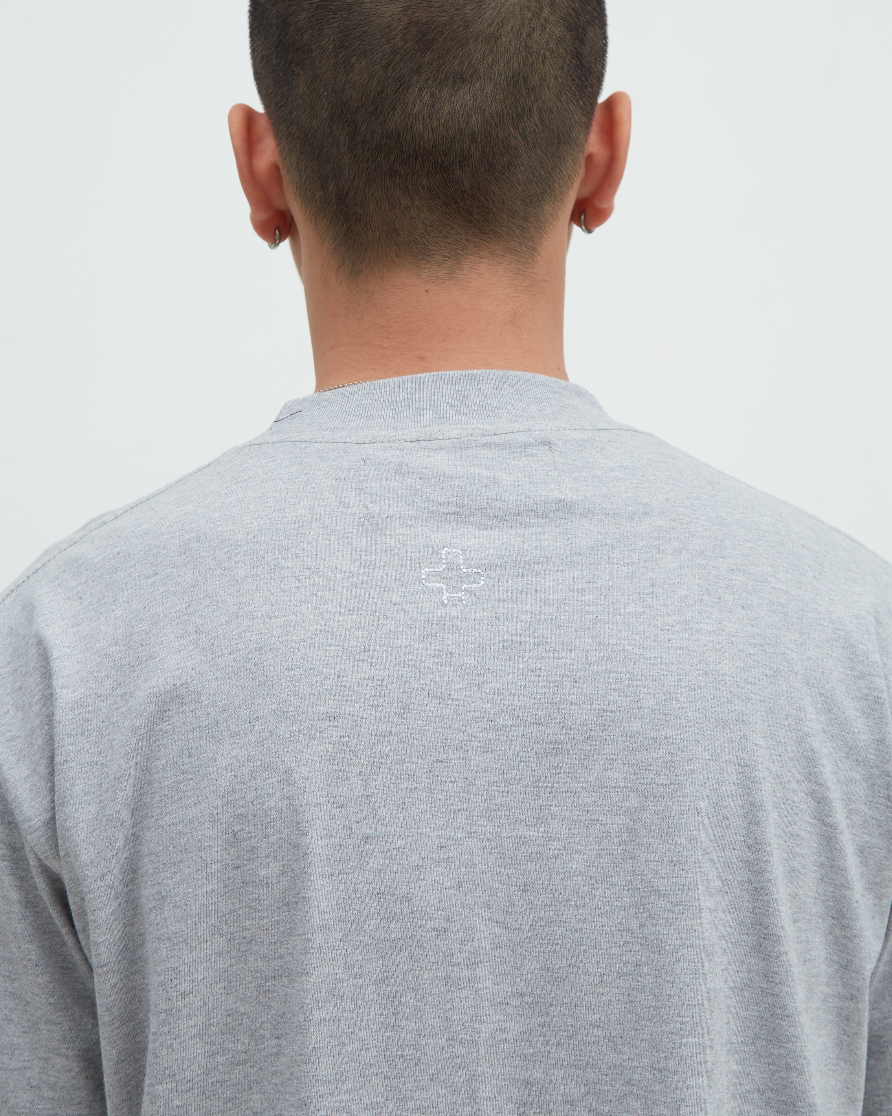 Hotel Basic Logo Embroidery Tee [Misty Gray]