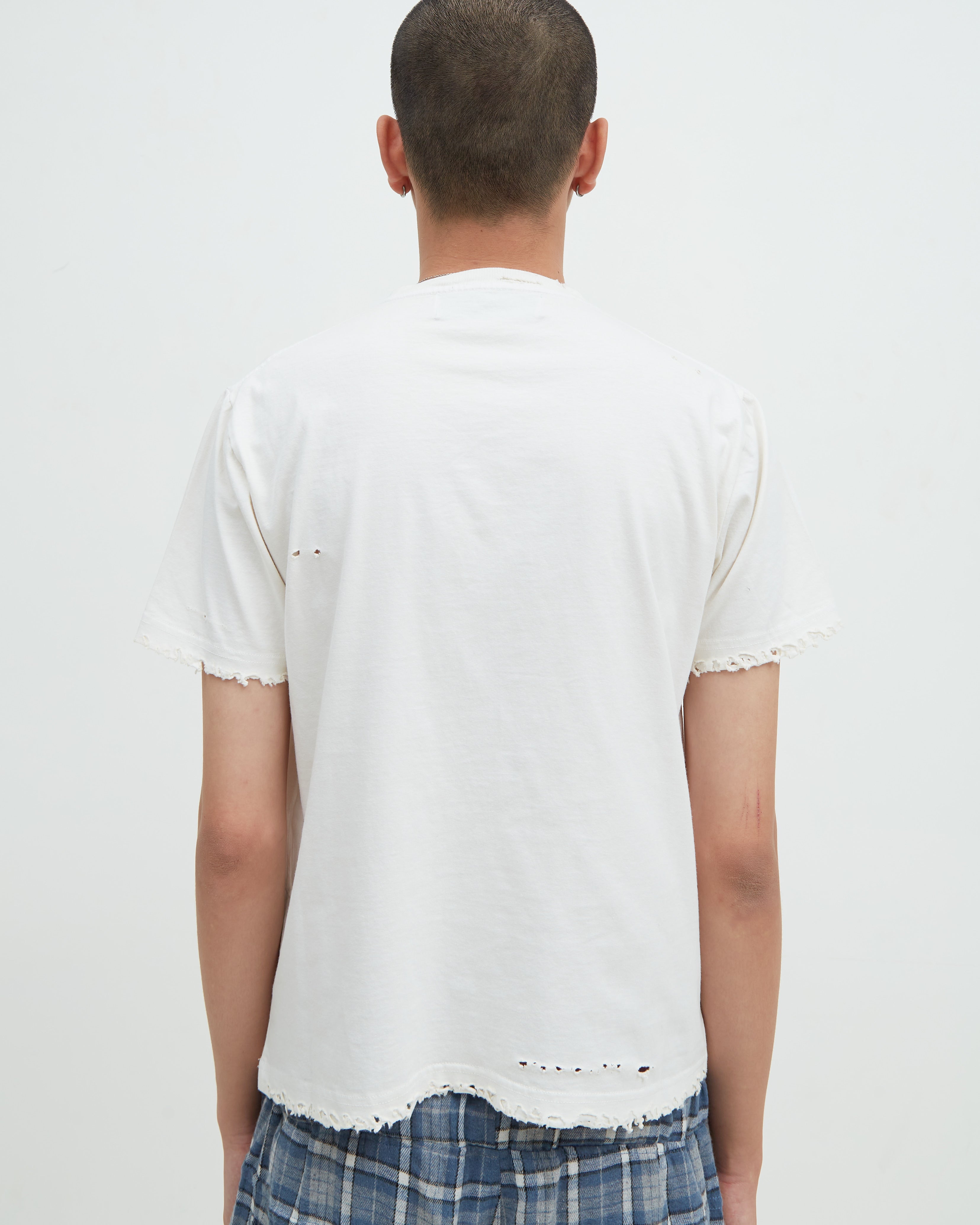 Hotel Distress Tee [White]