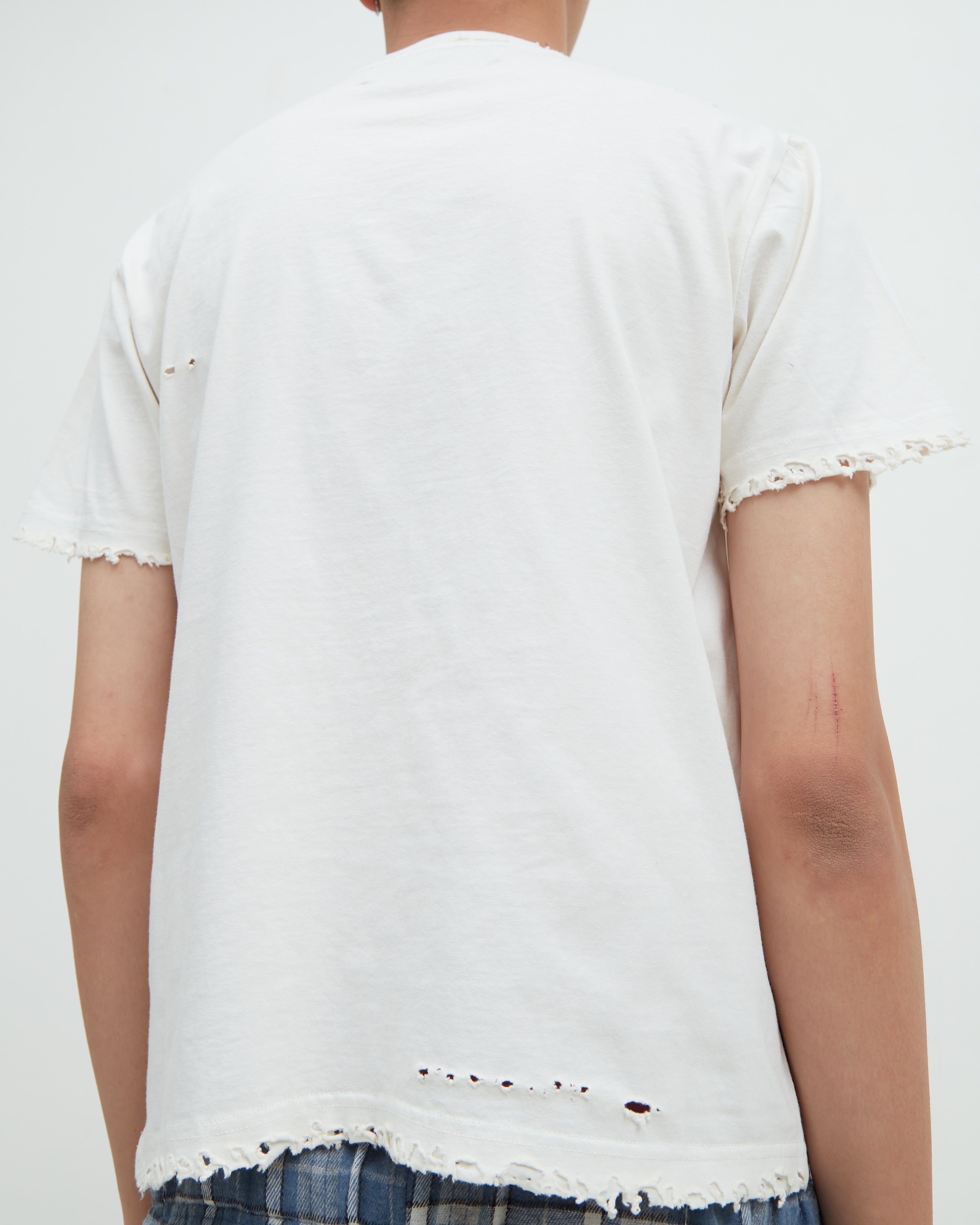 Hotel Distress Tee [White]