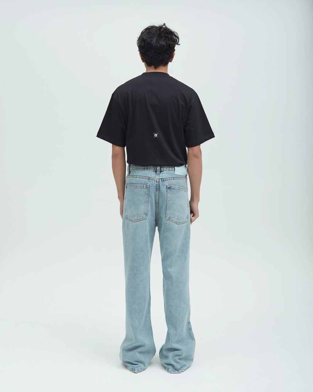 HOTEL - Flare V1 Blue Washed Denim