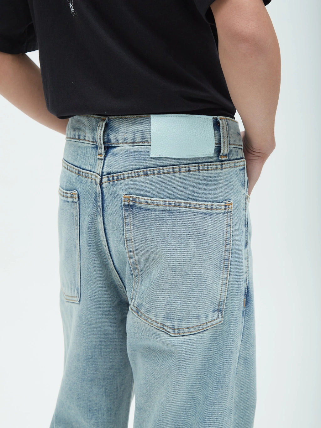 HOTEL - Flare V1 Blue Washed Denim