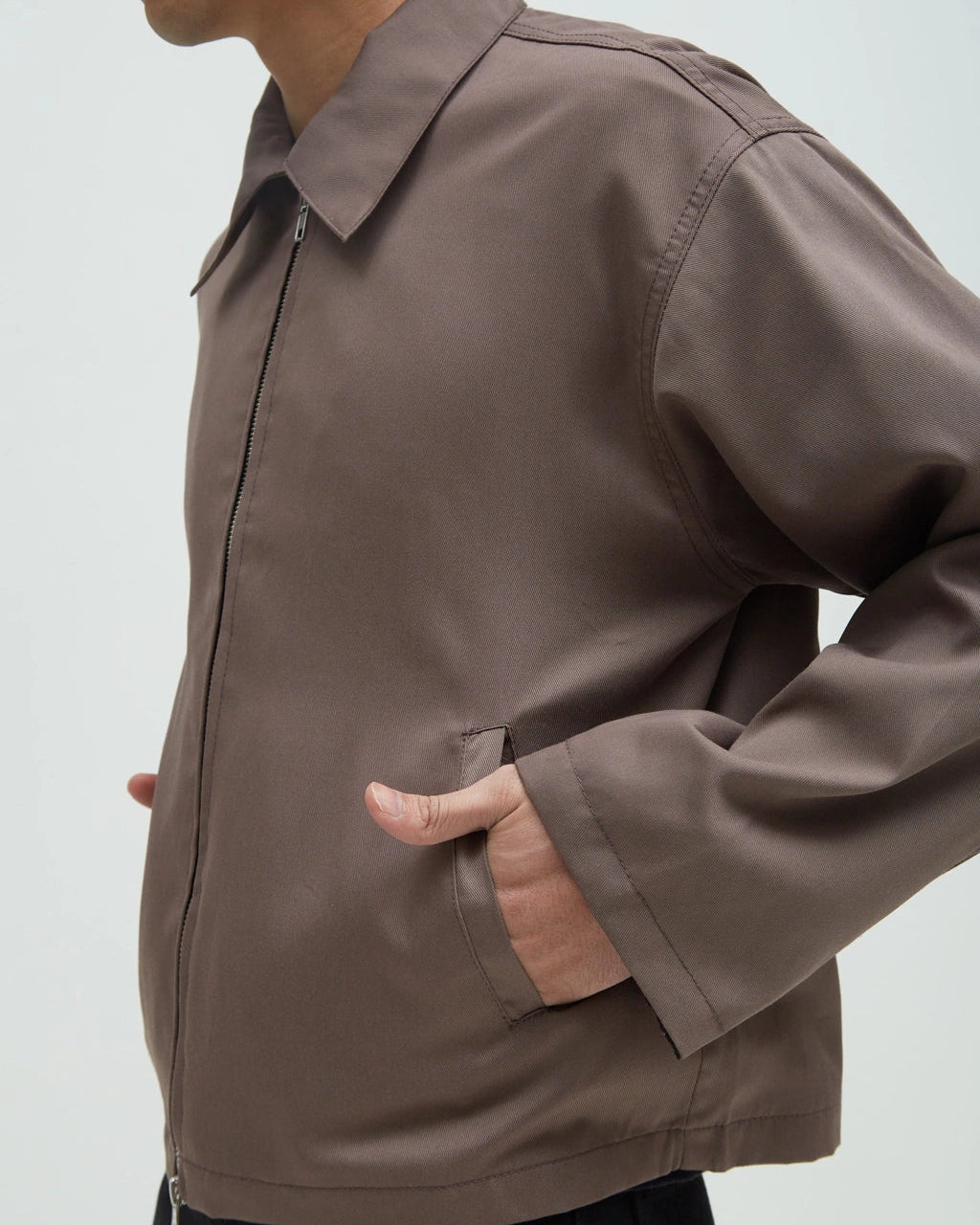 Hotel Zip Work Jacket [Mauve]