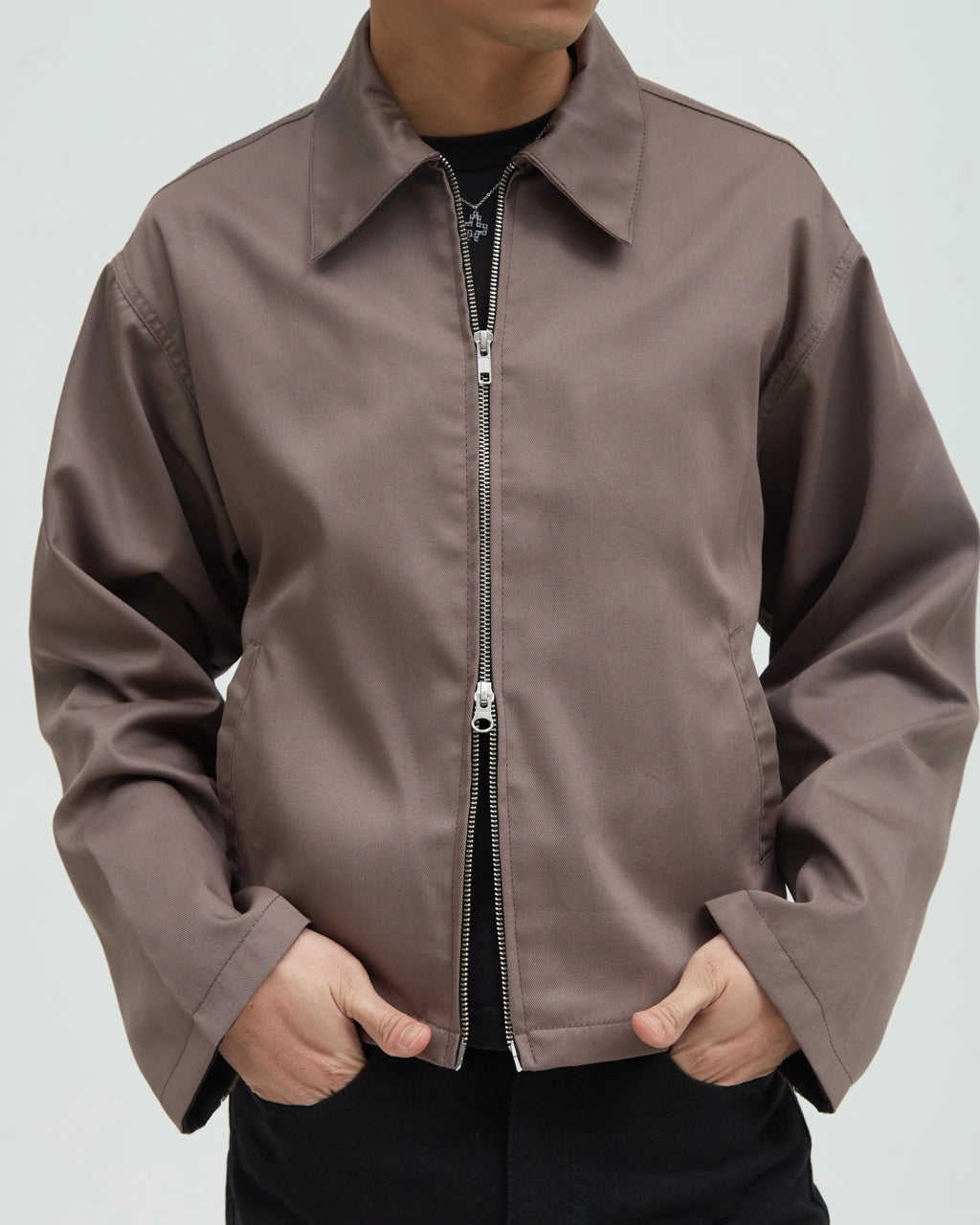 Hotel Zip Work Jacket [Mauve]