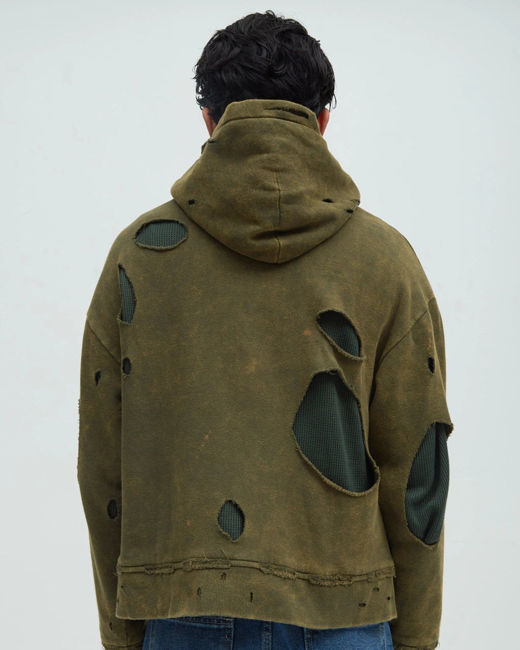 Hotel Distressed Hoodie [Green]
