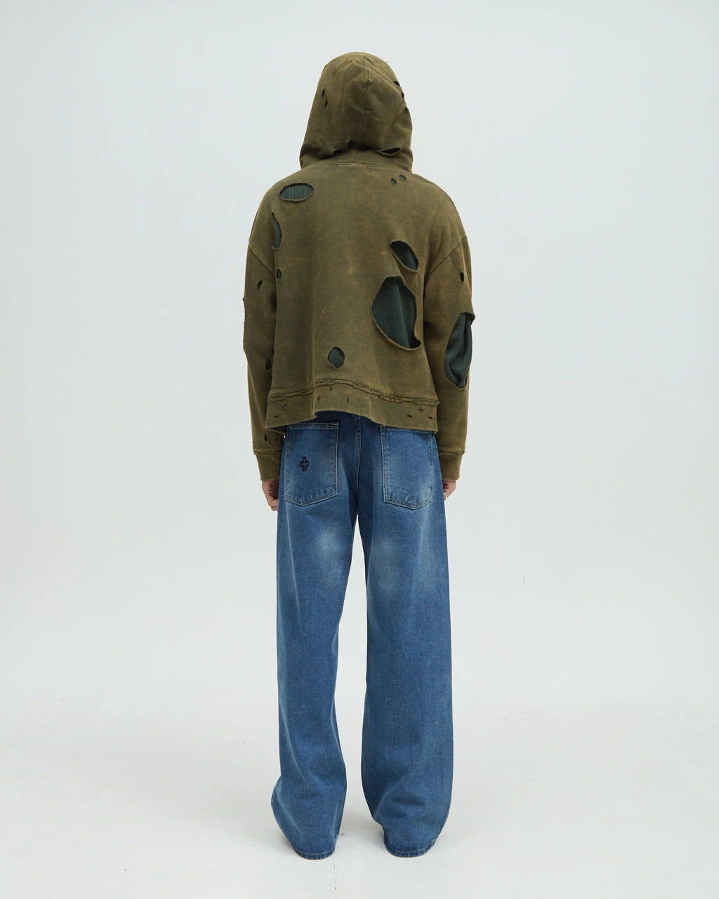 Hotel Distressed Hoodie [Green]
