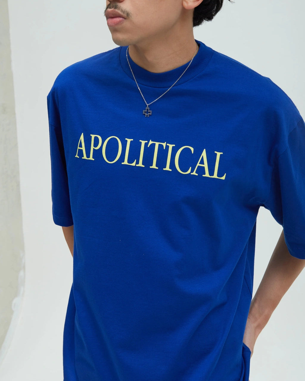 Hotel Apolitical Tee [Blue]