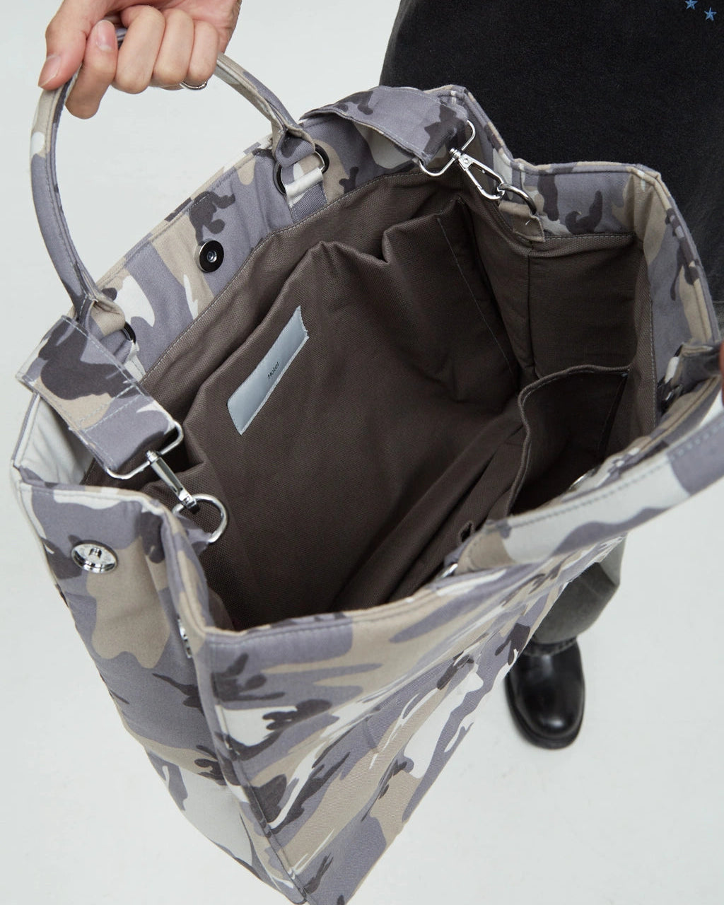 Hotel Snow Camo Plus Logo Bag