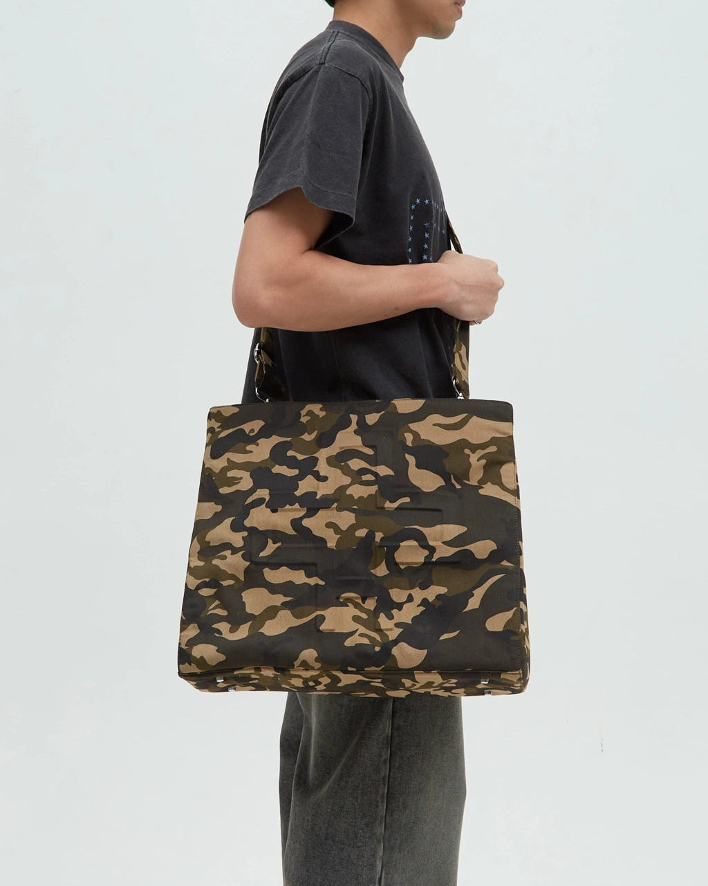 Hotel Woodland Camo Plus Logo Bag