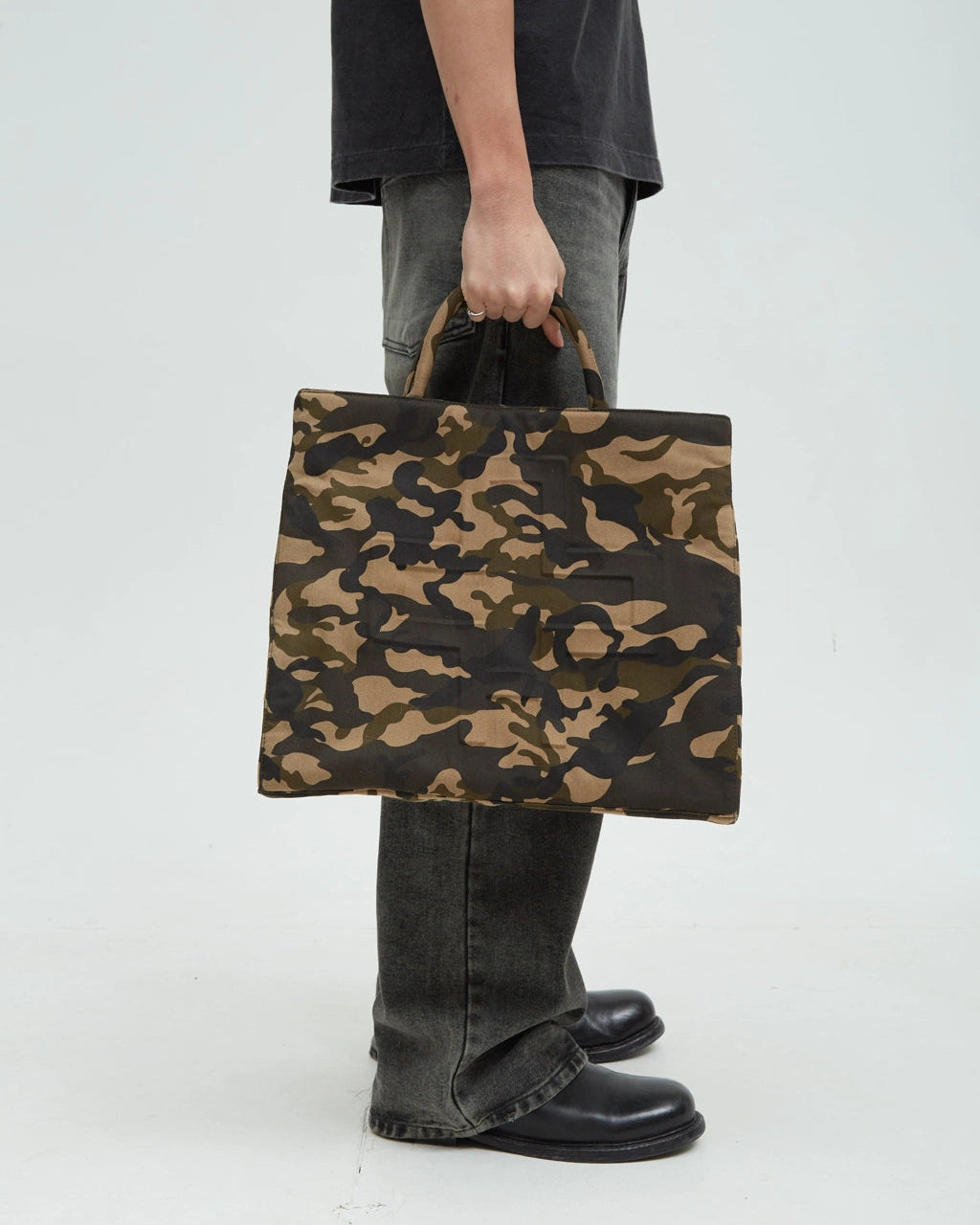 Hotel Woodland Camo Plus Logo Bag