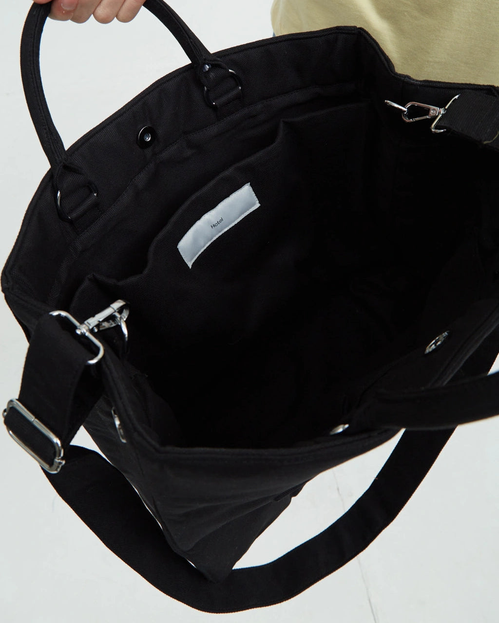 Hotel Black Plus Logo Bag