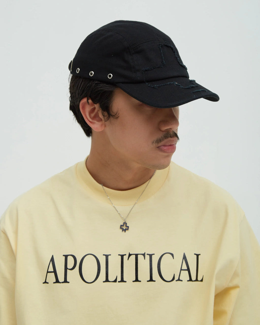 Hotel Black Millitary Hat