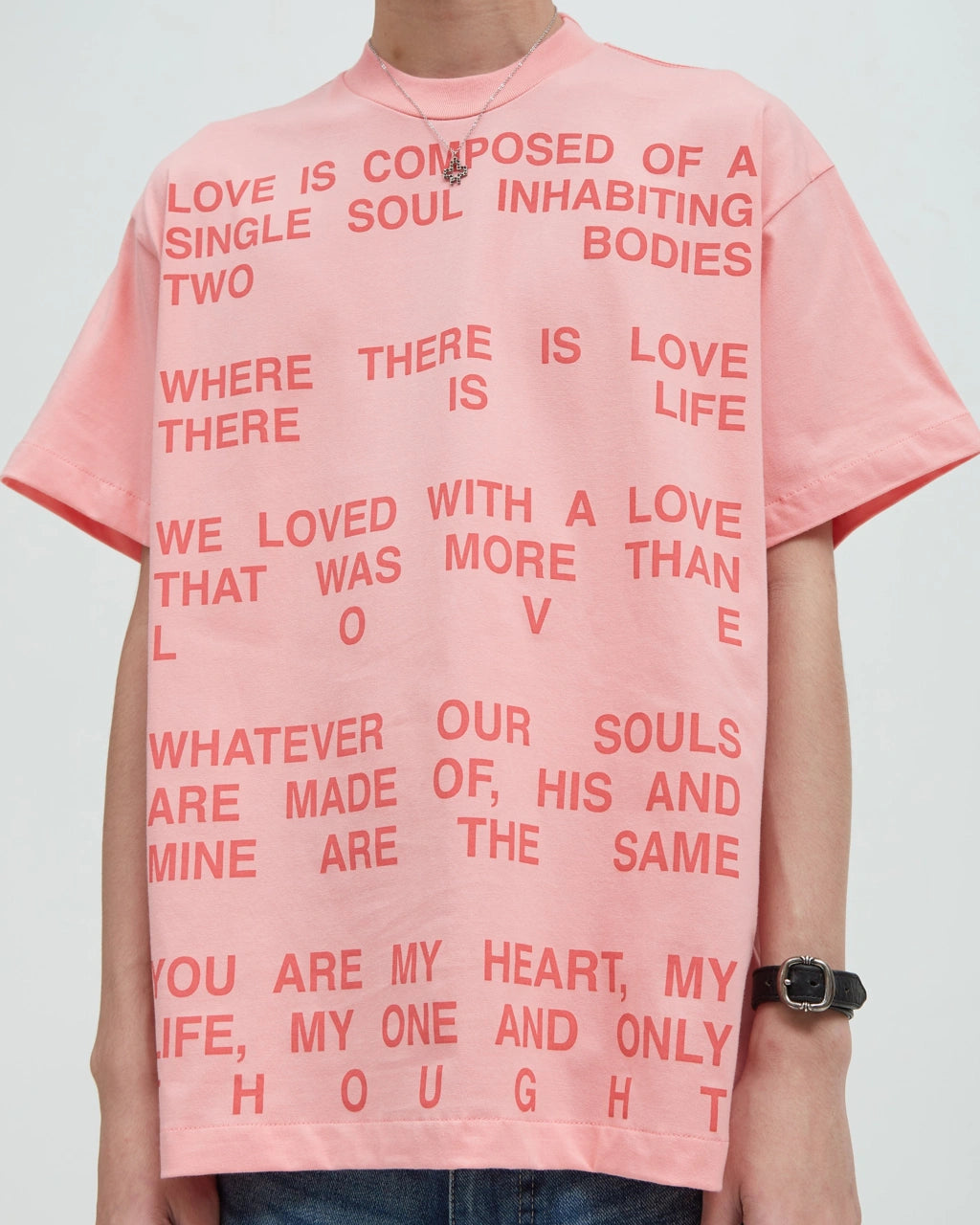 Hotel Message Tee [Pink]