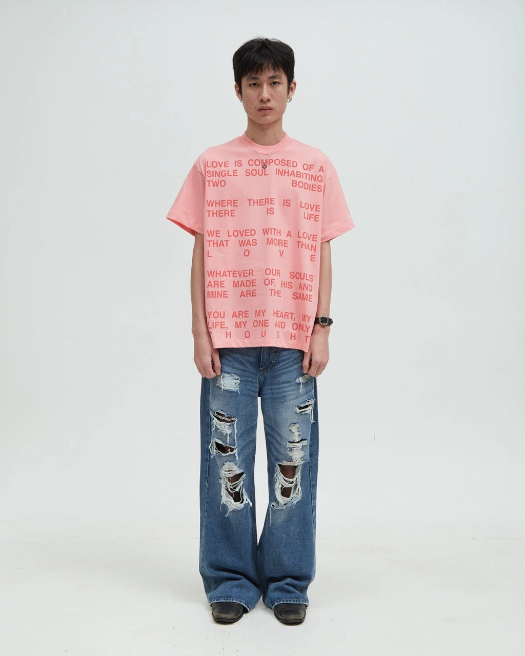 Hotel Message Tee [Pink]