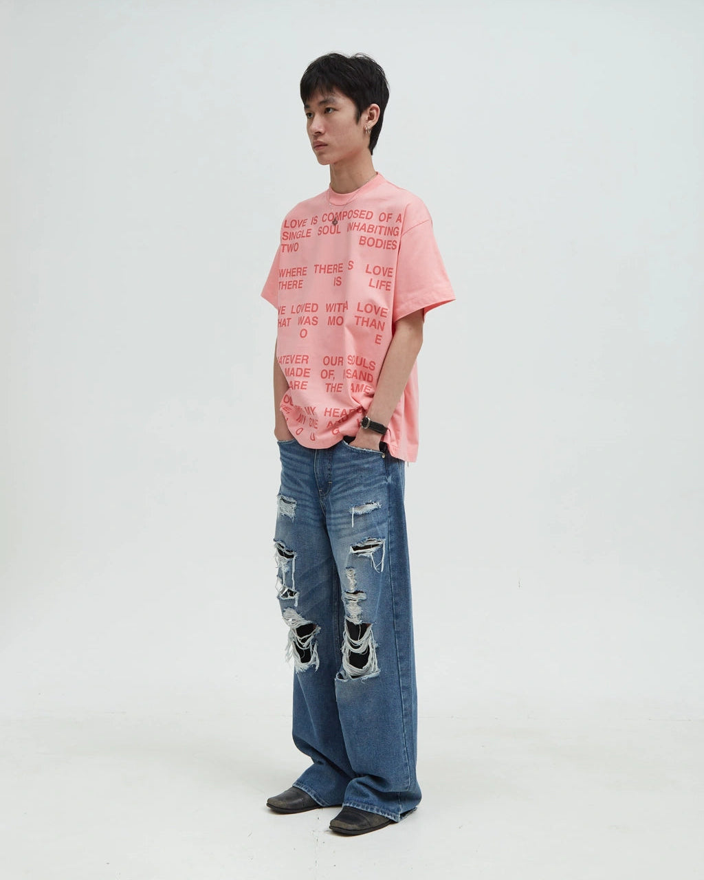 Hotel Message Tee [Pink]
