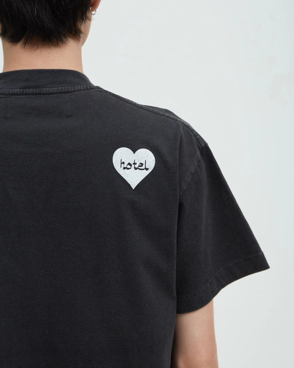 Hotel Message Tee [Black Washed]