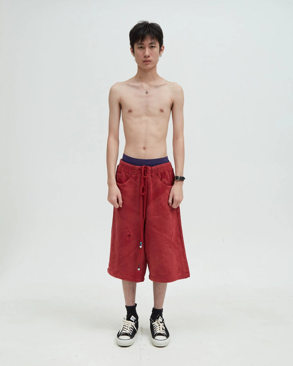 Hotel Sweat Short [Distress Red]