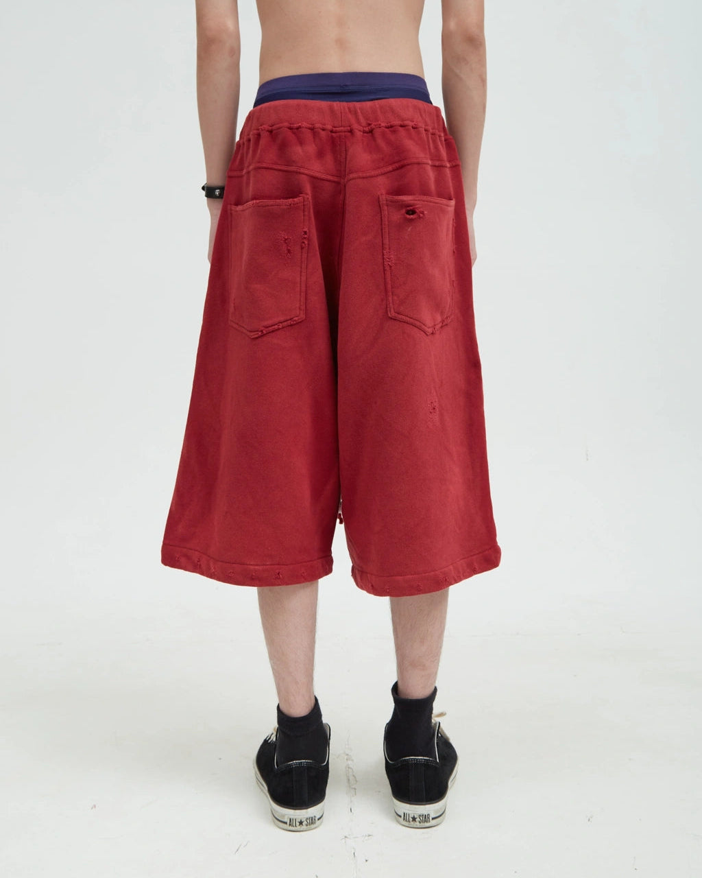 Hotel Sweat Short [Distress Red]