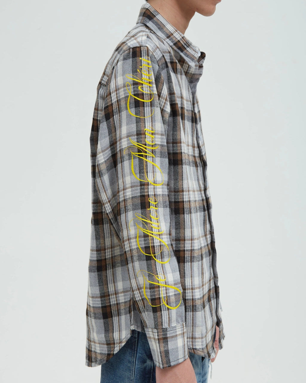 Hotel Printed Flannel [Grey]