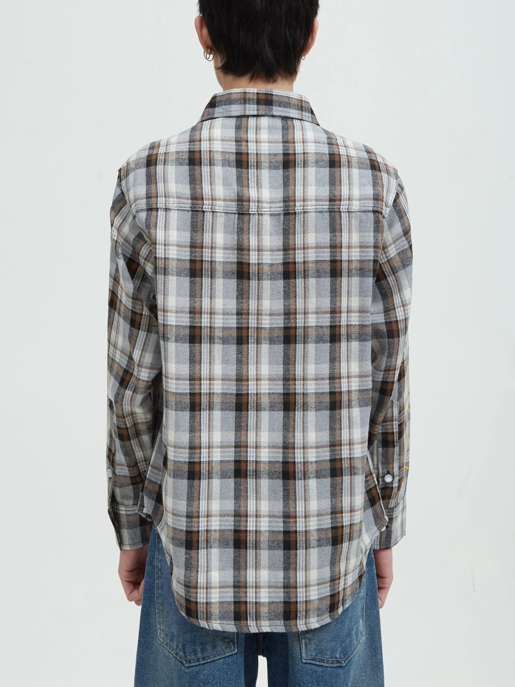 Hotel Printed Flannel [Grey]