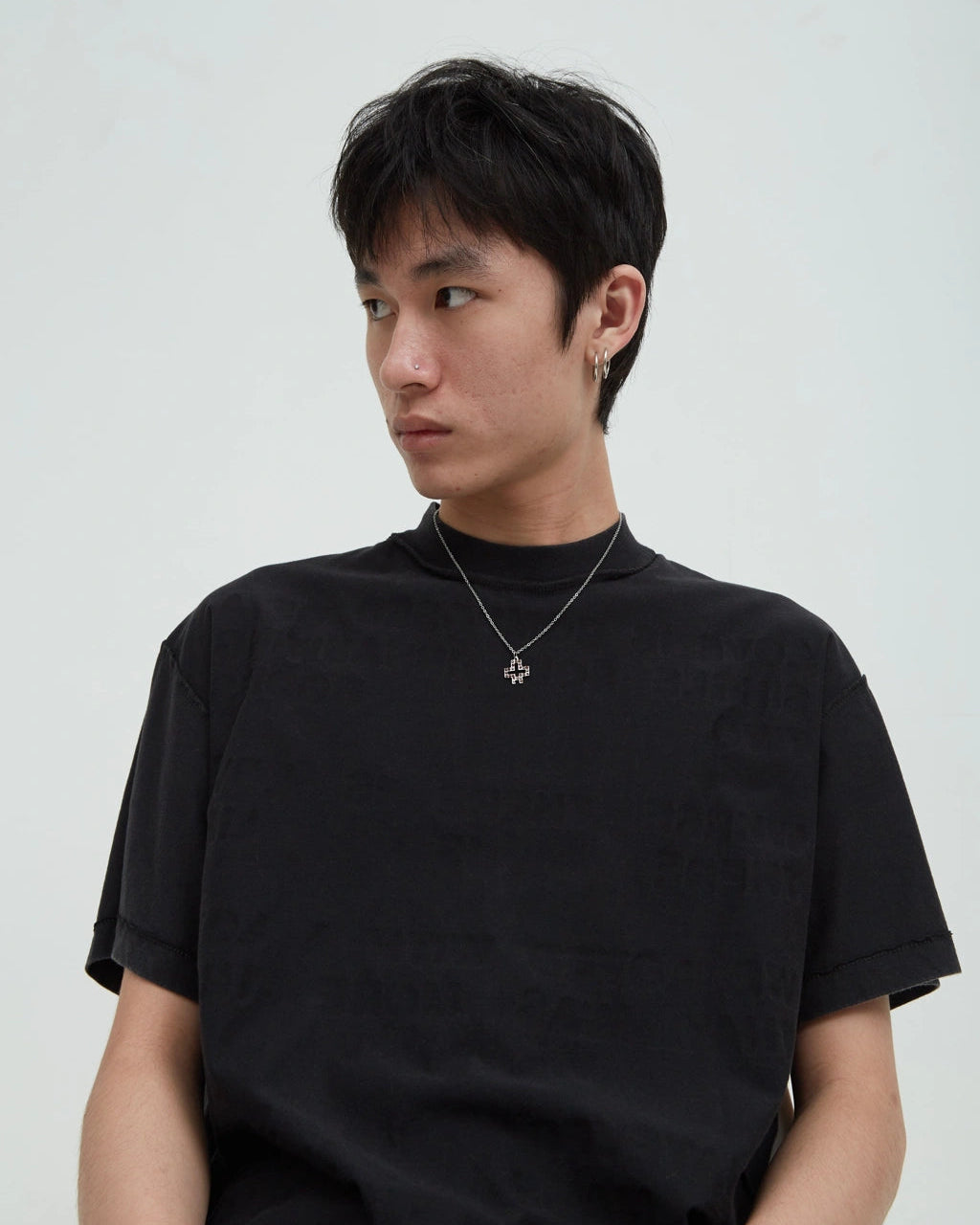 HOTEL Plus Logo Necklace [Red]