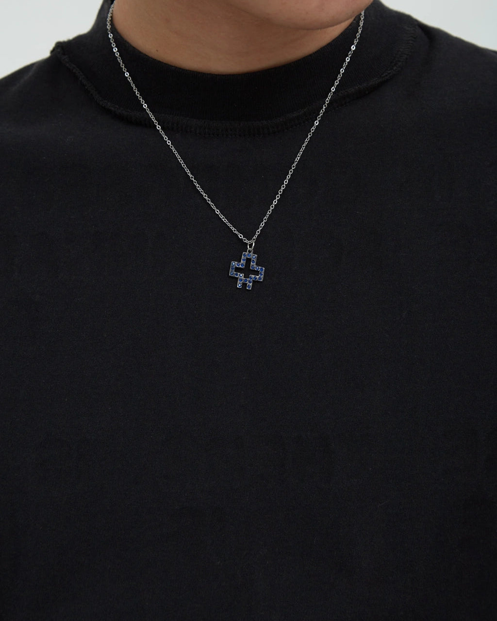 HOTEL Plus Logo Necklace [Blue]