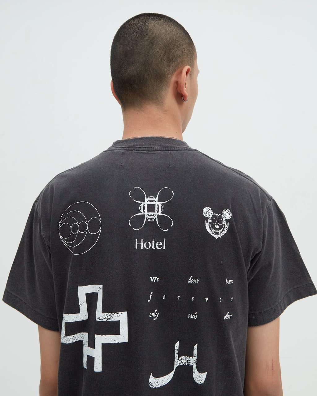 Hotel Logo Tee [Washed Black]