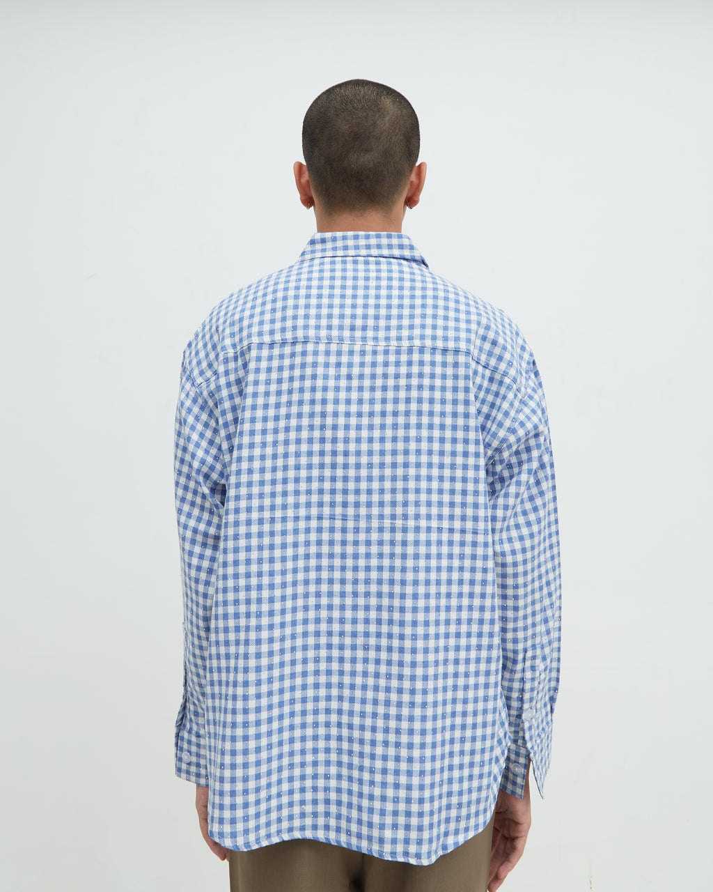 Hotel Flannel Rhinestone [Blue]