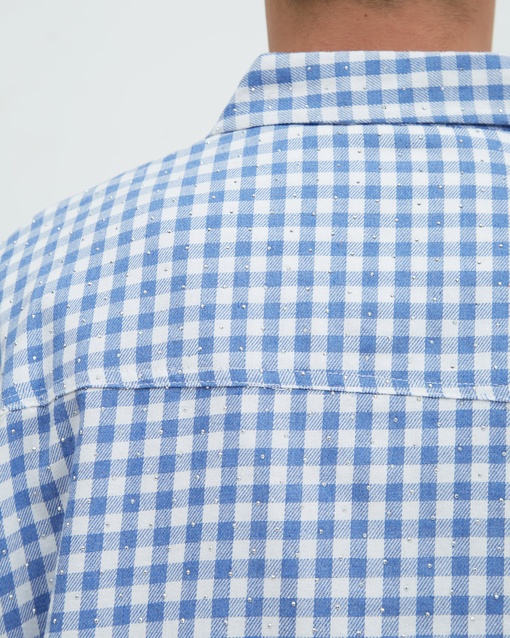 Hotel Flannel Rhinestone [Blue]
