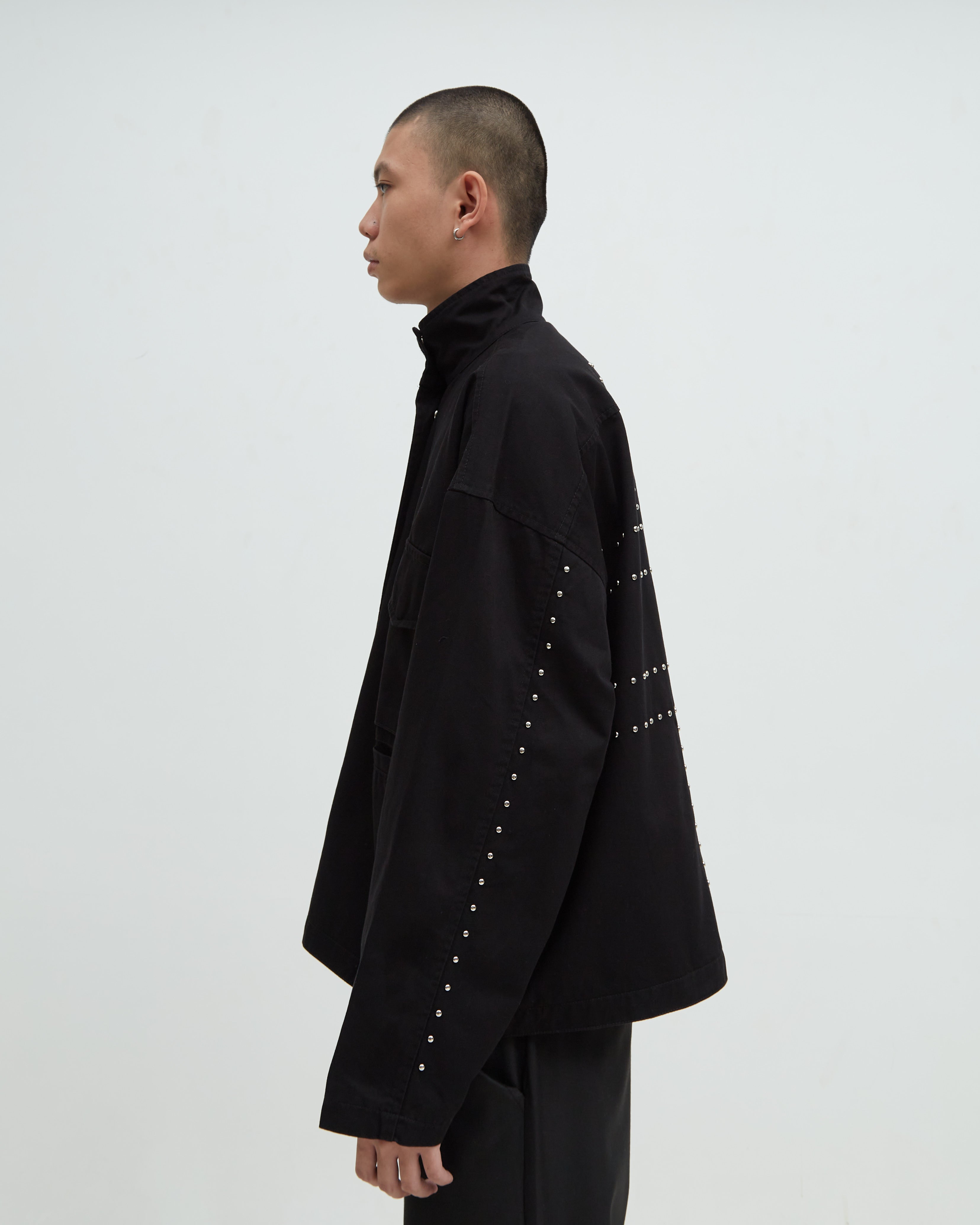 Hotel Stud Flight Jacket [Black]
