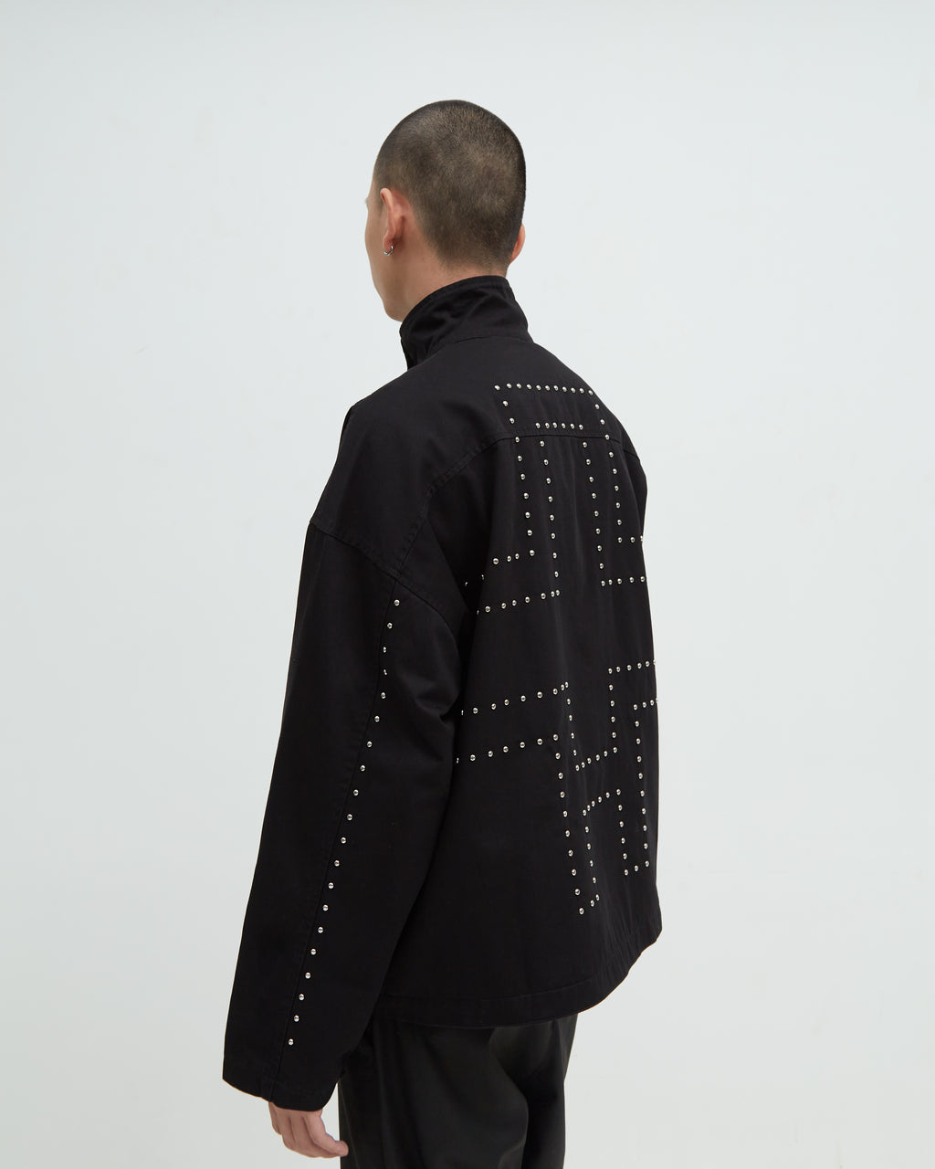 Hotel Stud Flight Jacket [Black]