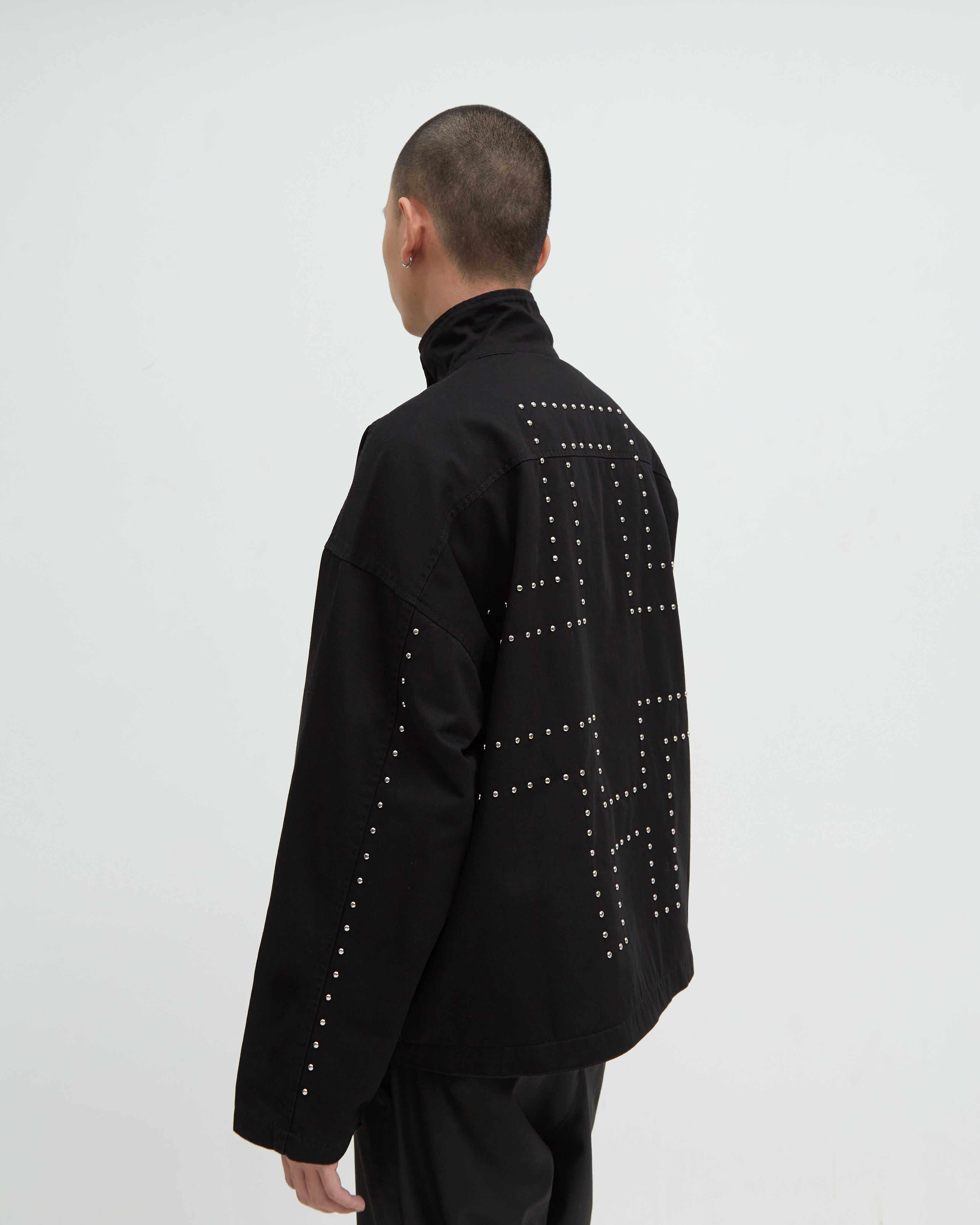 Hotel Stud Flight Jacket [Black]