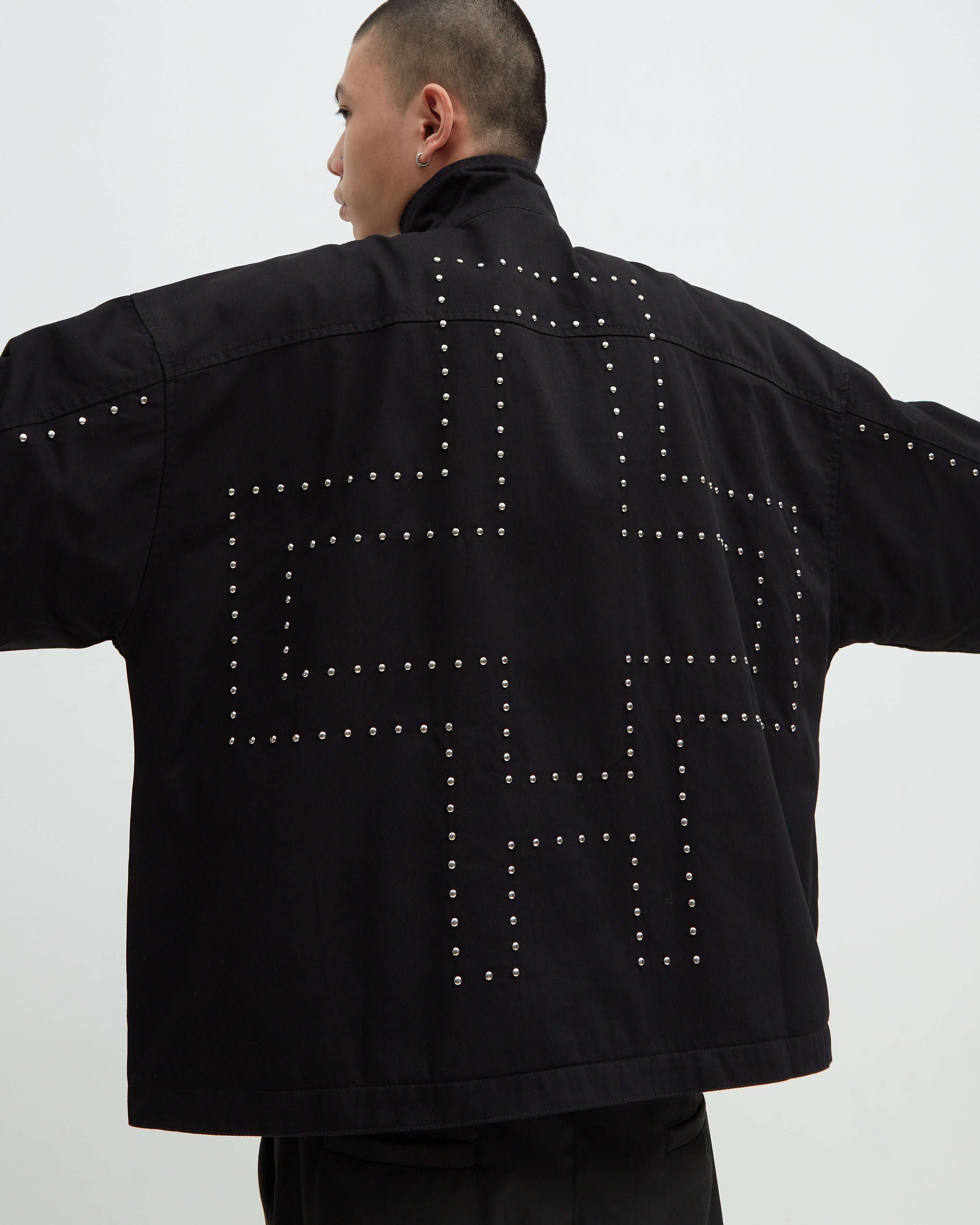 Hotel Stud Flight Jacket [Black]