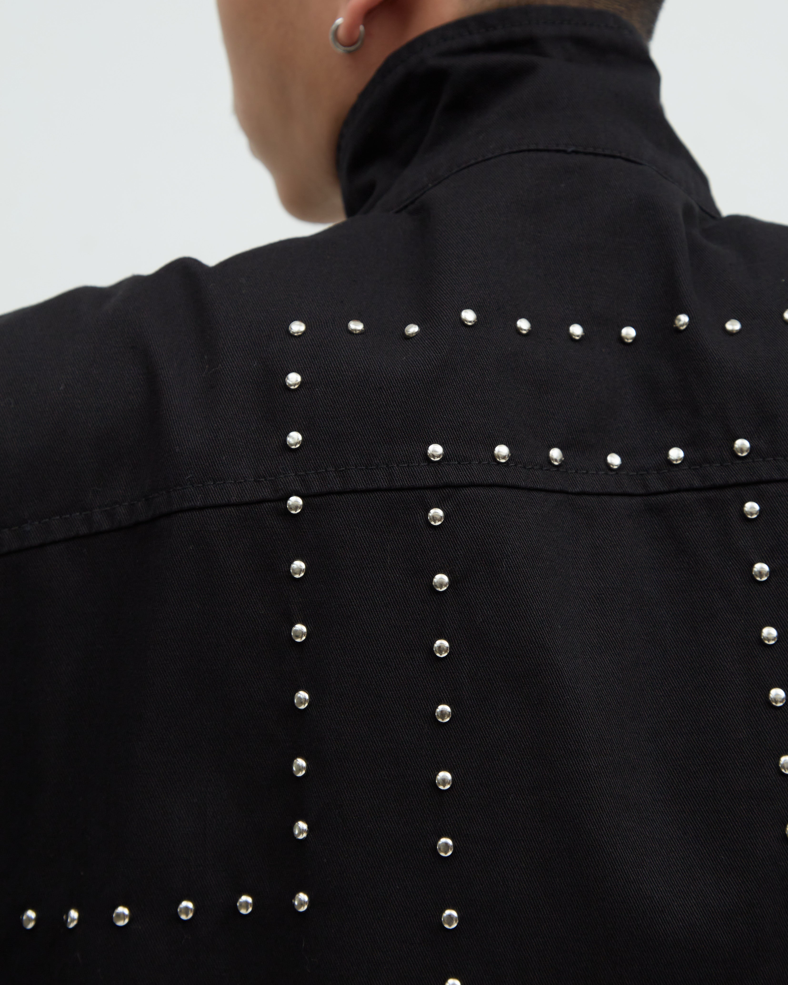 Hotel Stud Flight Jacket [Black]
