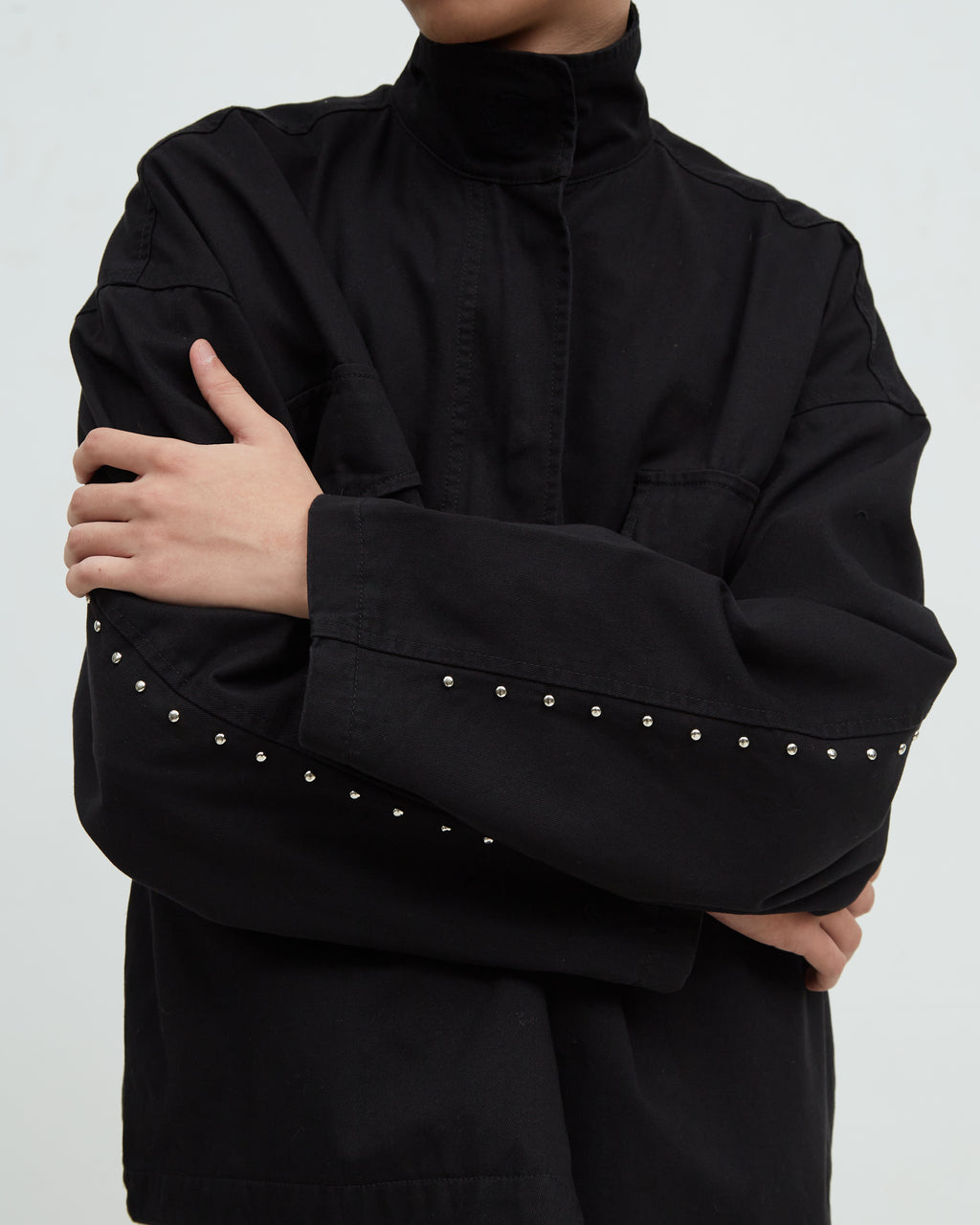 Hotel Stud Flight Jacket [Black]