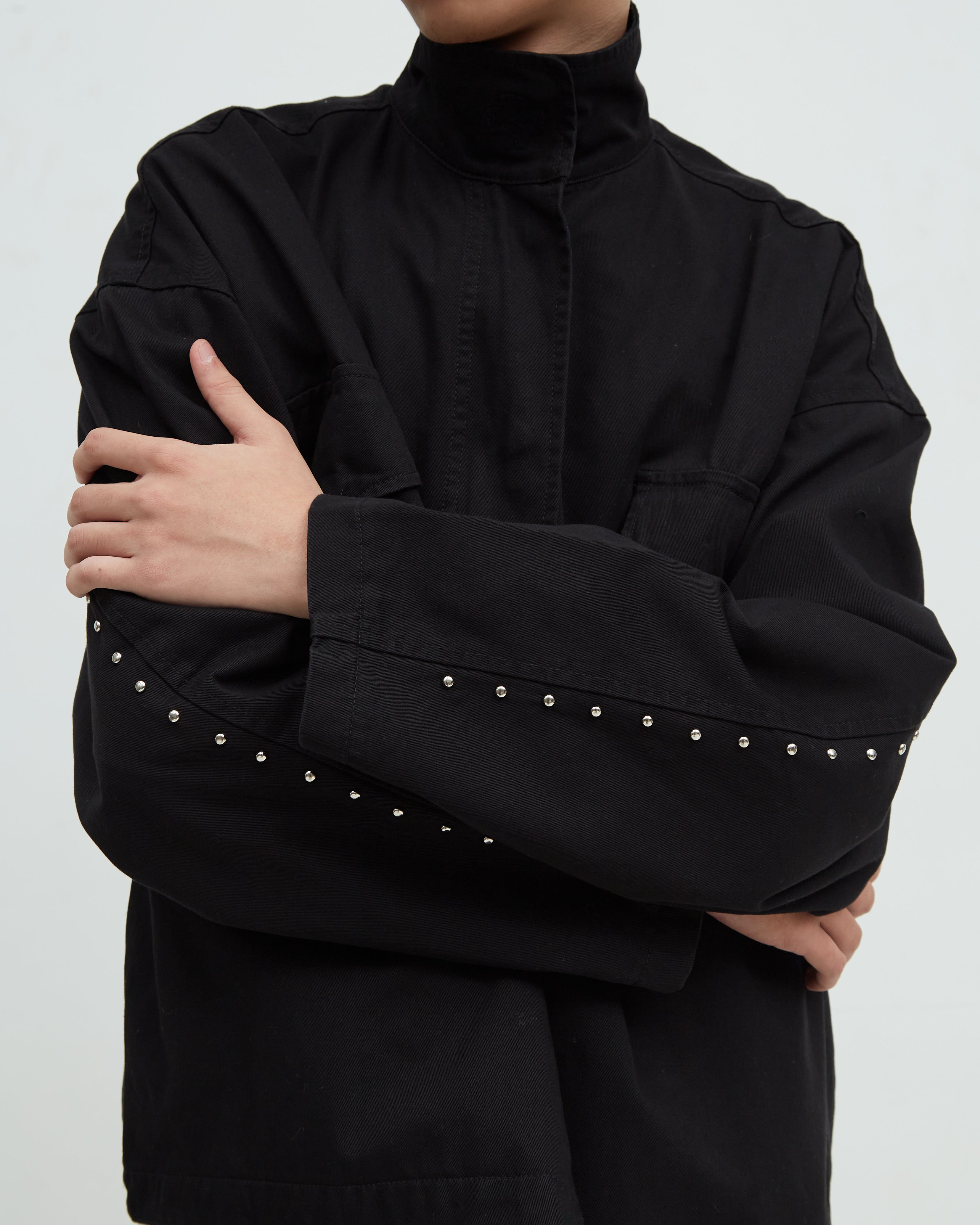 Hotel Stud Flight Jacket [Black]