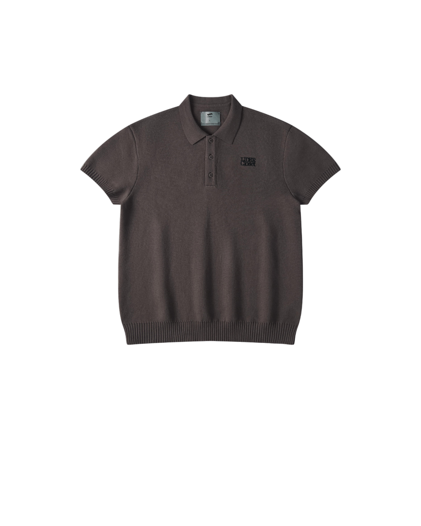 LIDER - THE ELAN KNIT POLO SHIRT [Chocolate]