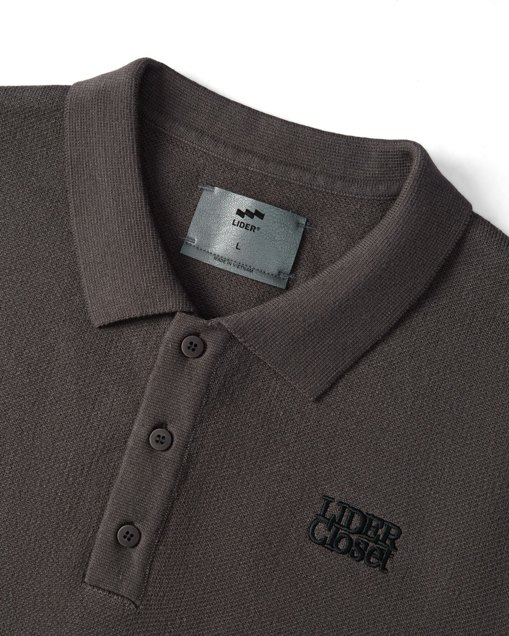 LIDER - THE ELAN KNIT POLO SHIRT [Chocolate]