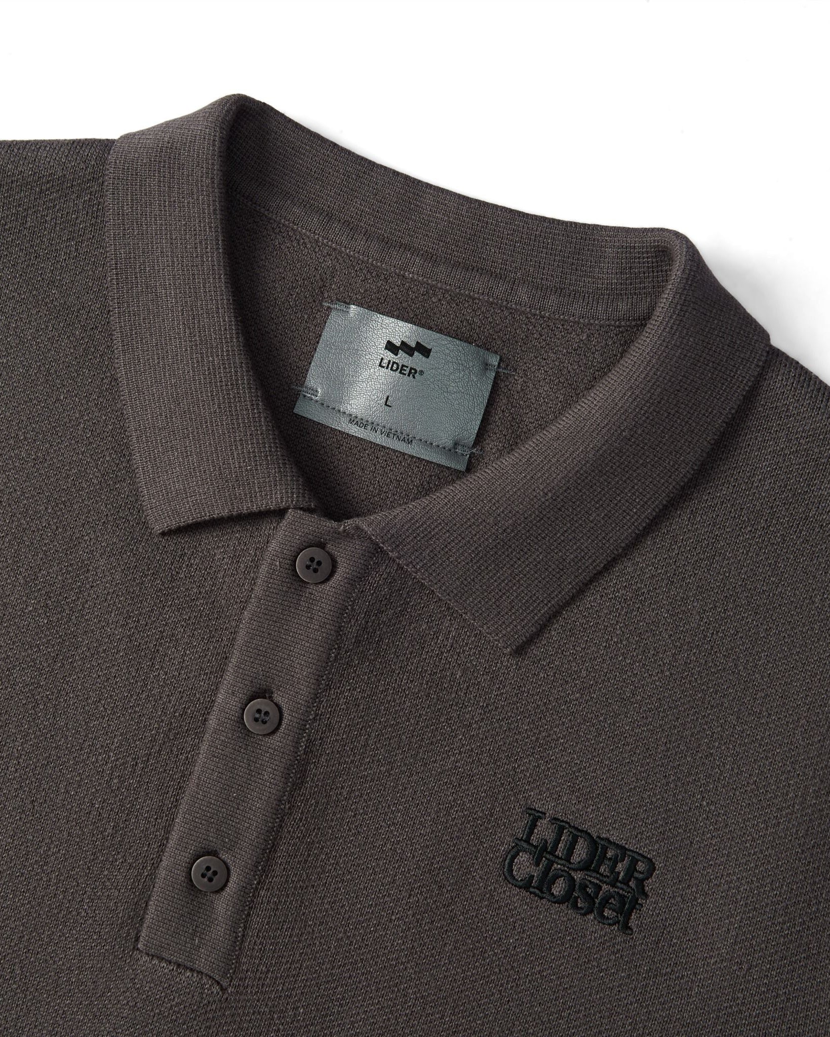 LIDER - THE ELAN KNIT POLO SHIRT [Chocolate]