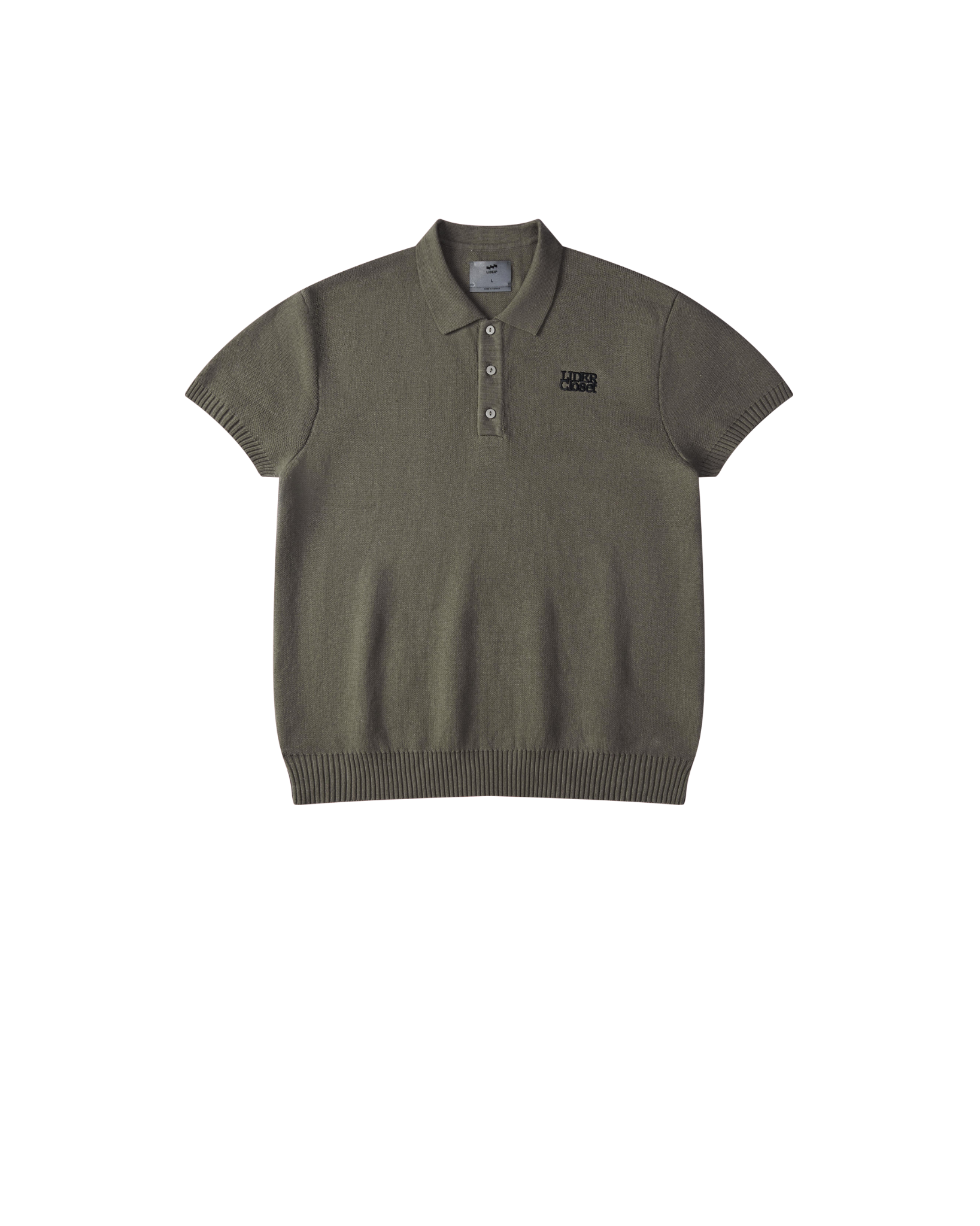 LIDER - THE ELAN KNIT POLO SHIRT - Olive