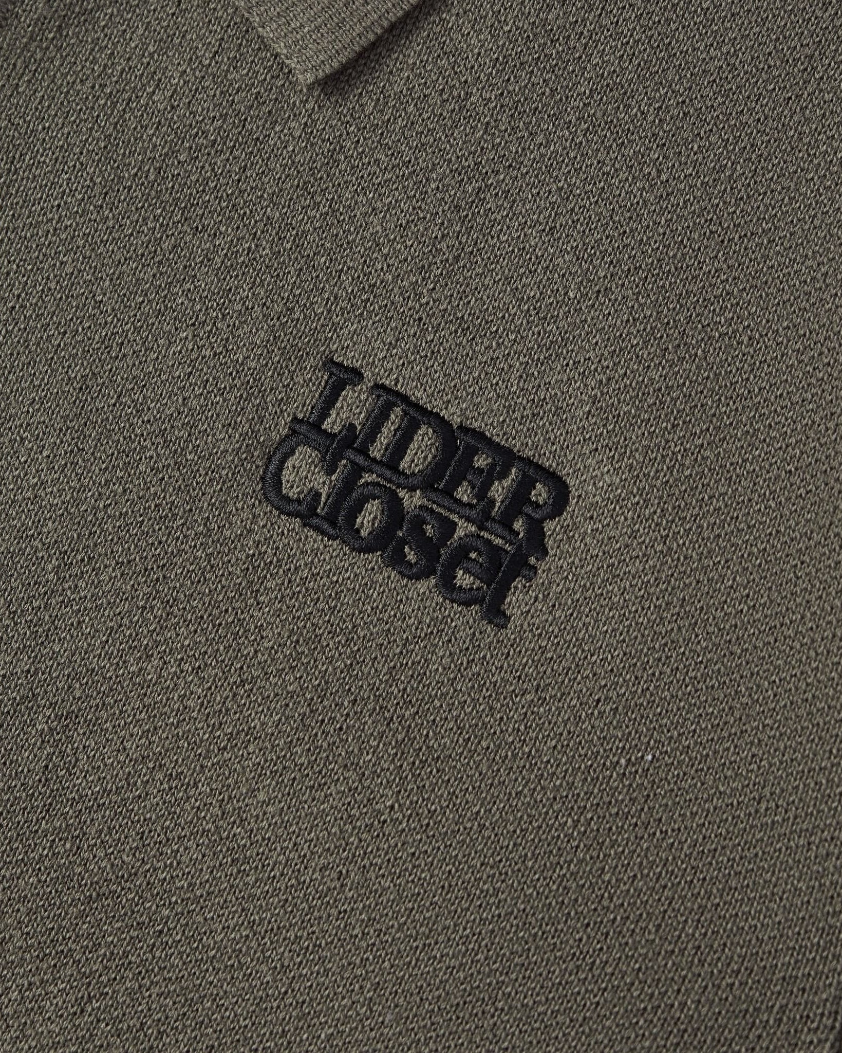 LIDER - THE ELAN KNIT POLO SHIRT - Olive