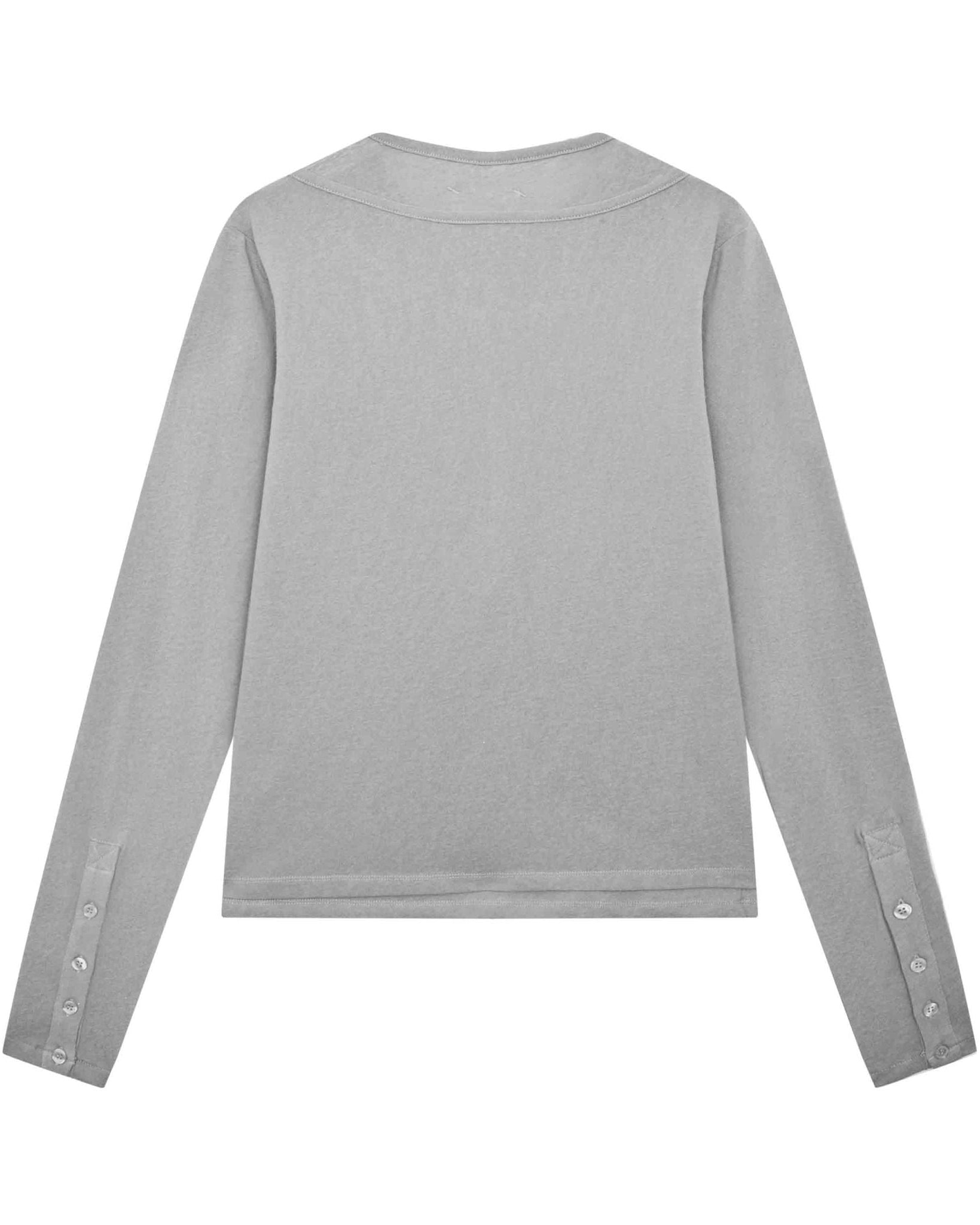 LIDER - EVERWOOD LAYERED HENLEY TEE [Light Grey]