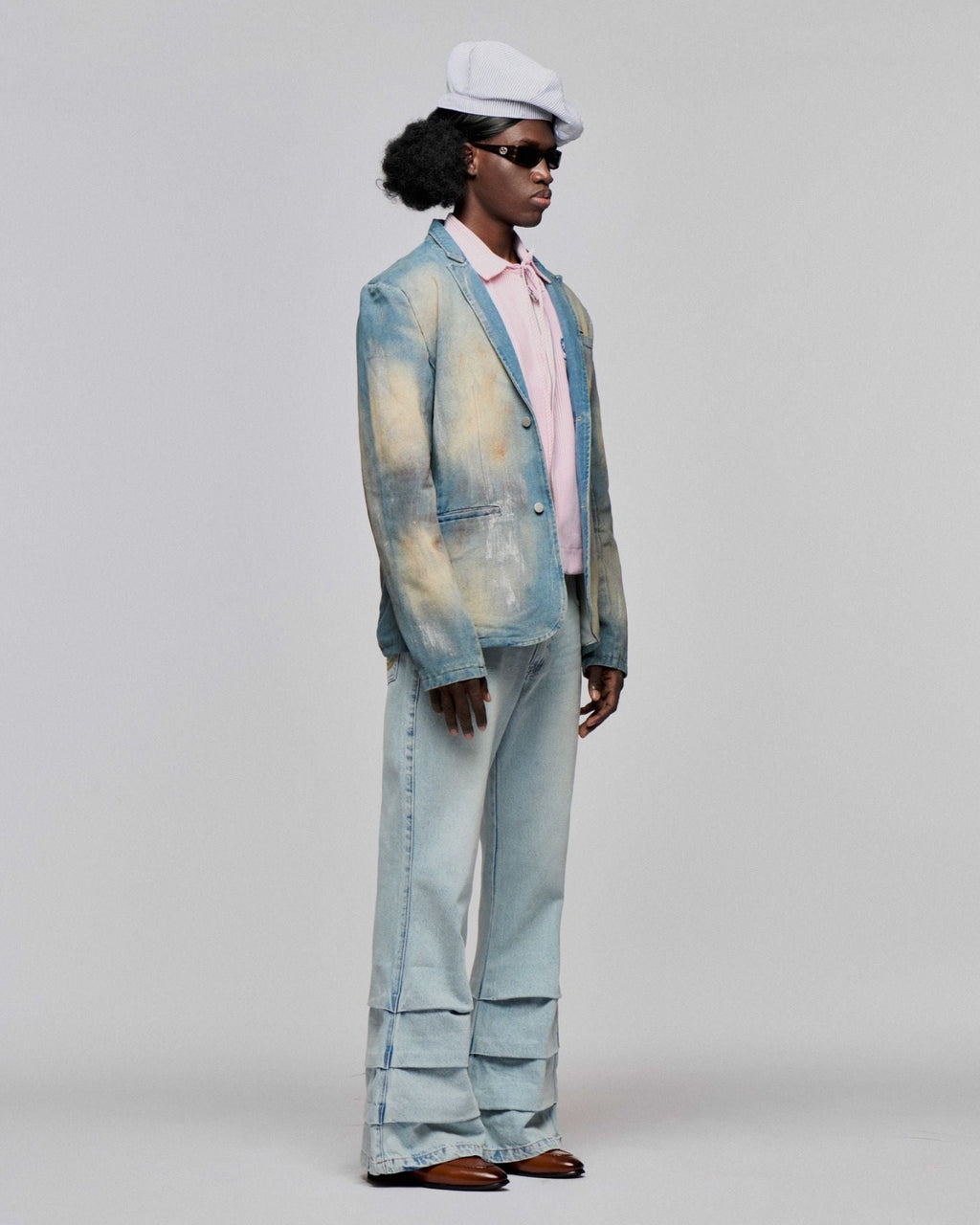 LIDER - BLEU WASHED OVERSIZED BLAZER