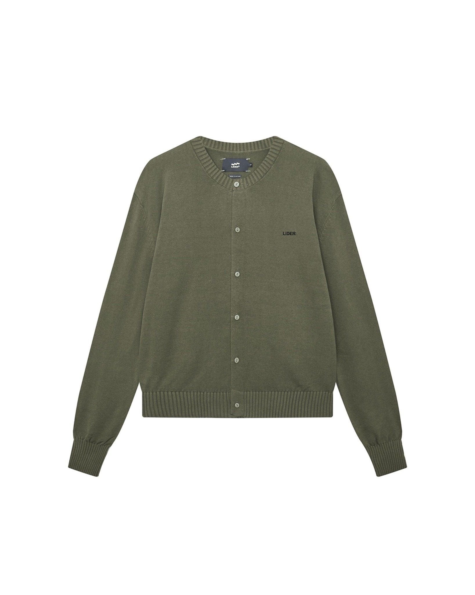 LIDER - AUTUMNAL KNIT CARDIGAN [Olive]