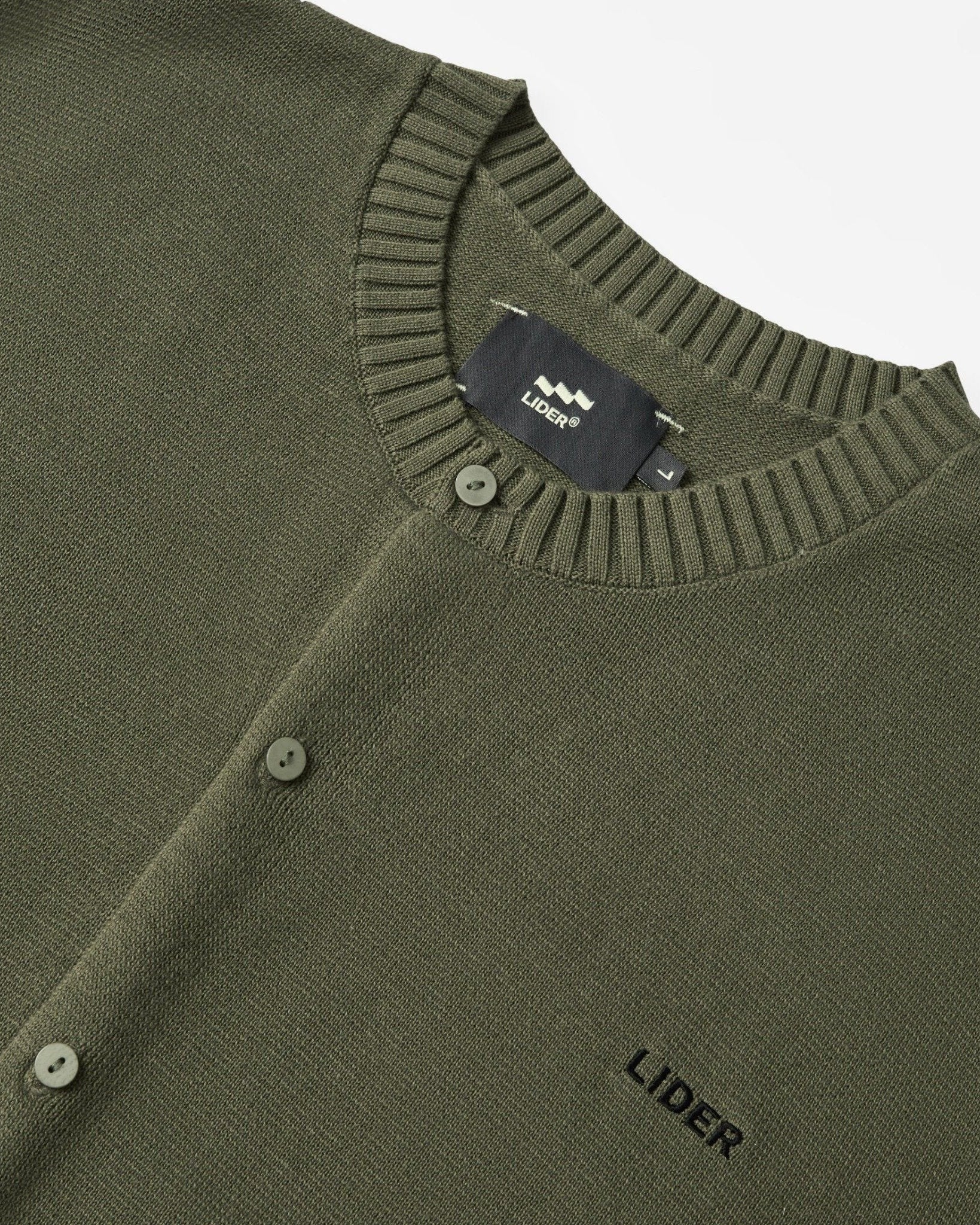 LIDER - AUTUMNAL KNIT CARDIGAN [Olive]