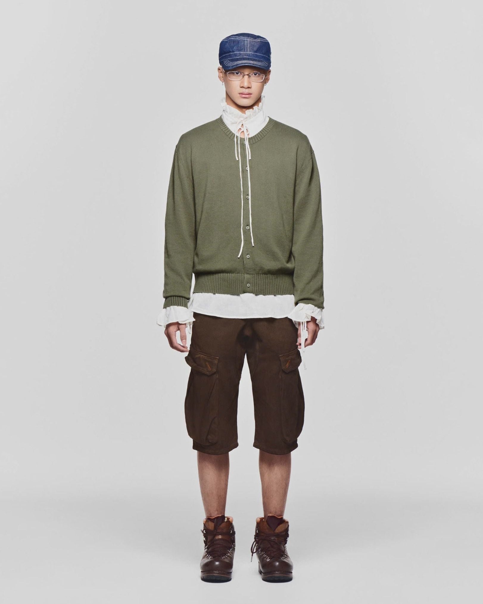 LIDER - AUTUMNAL KNIT CARDIGAN [Olive]