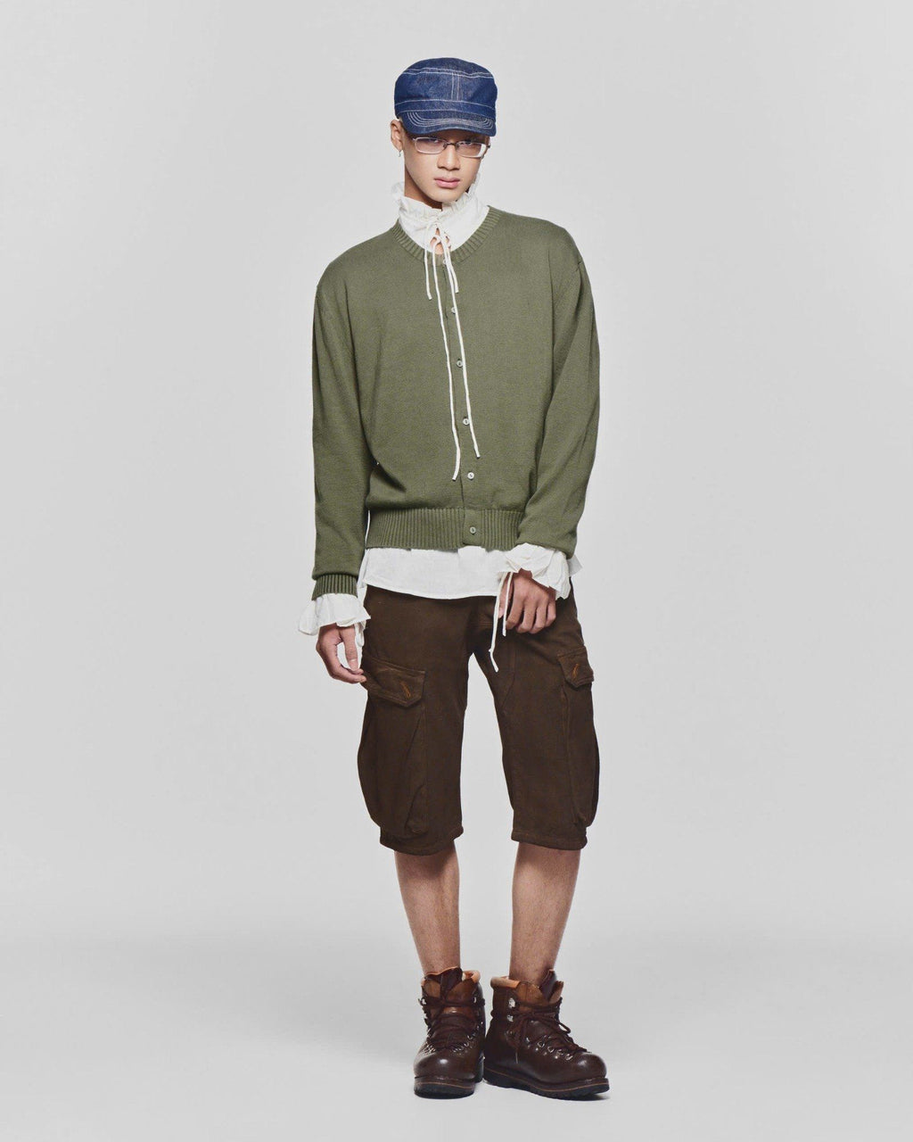 LIDER - AUTUMNAL KNIT CARDIGAN [Olive]