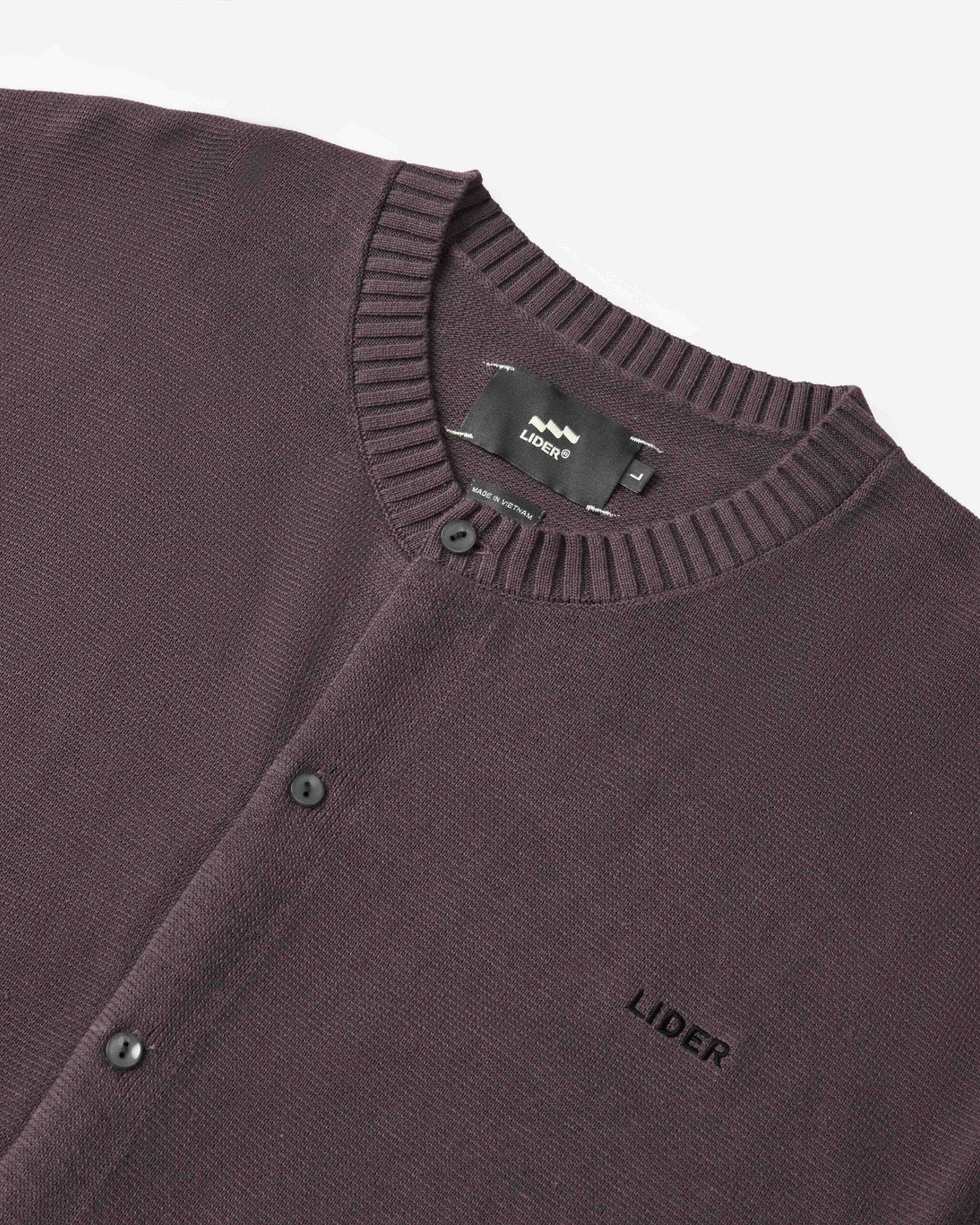 LIDER - AUTUMNAL KNIT CARDIGAN [Chocolate]